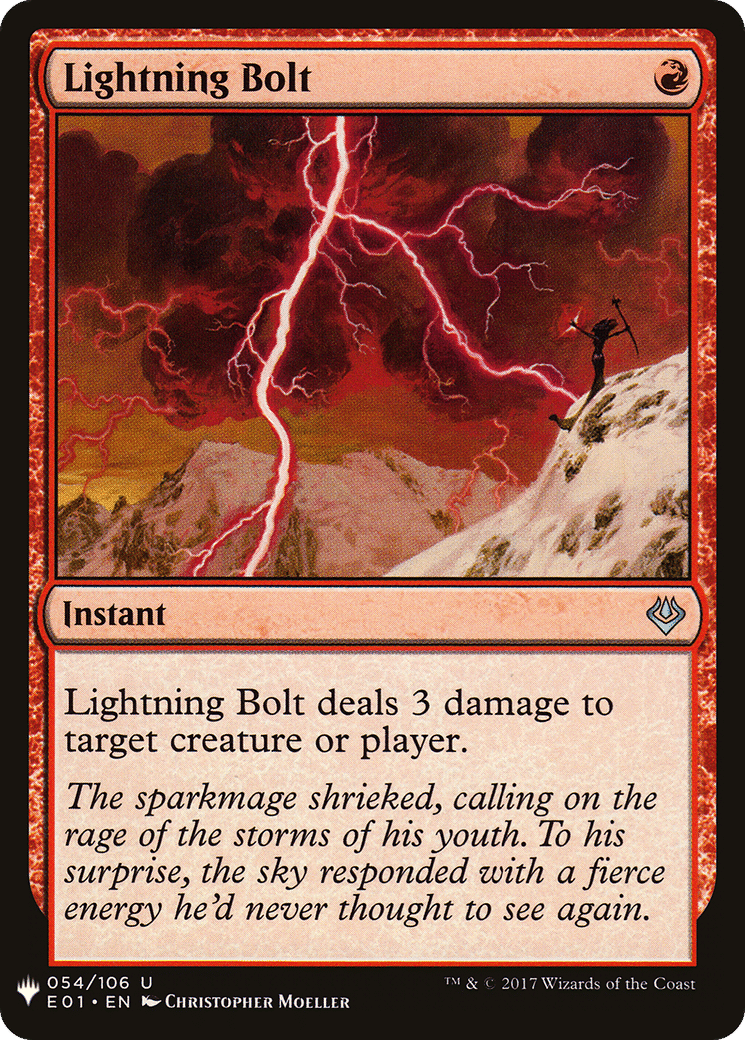 Foudre — The List — Magic: The Gathering