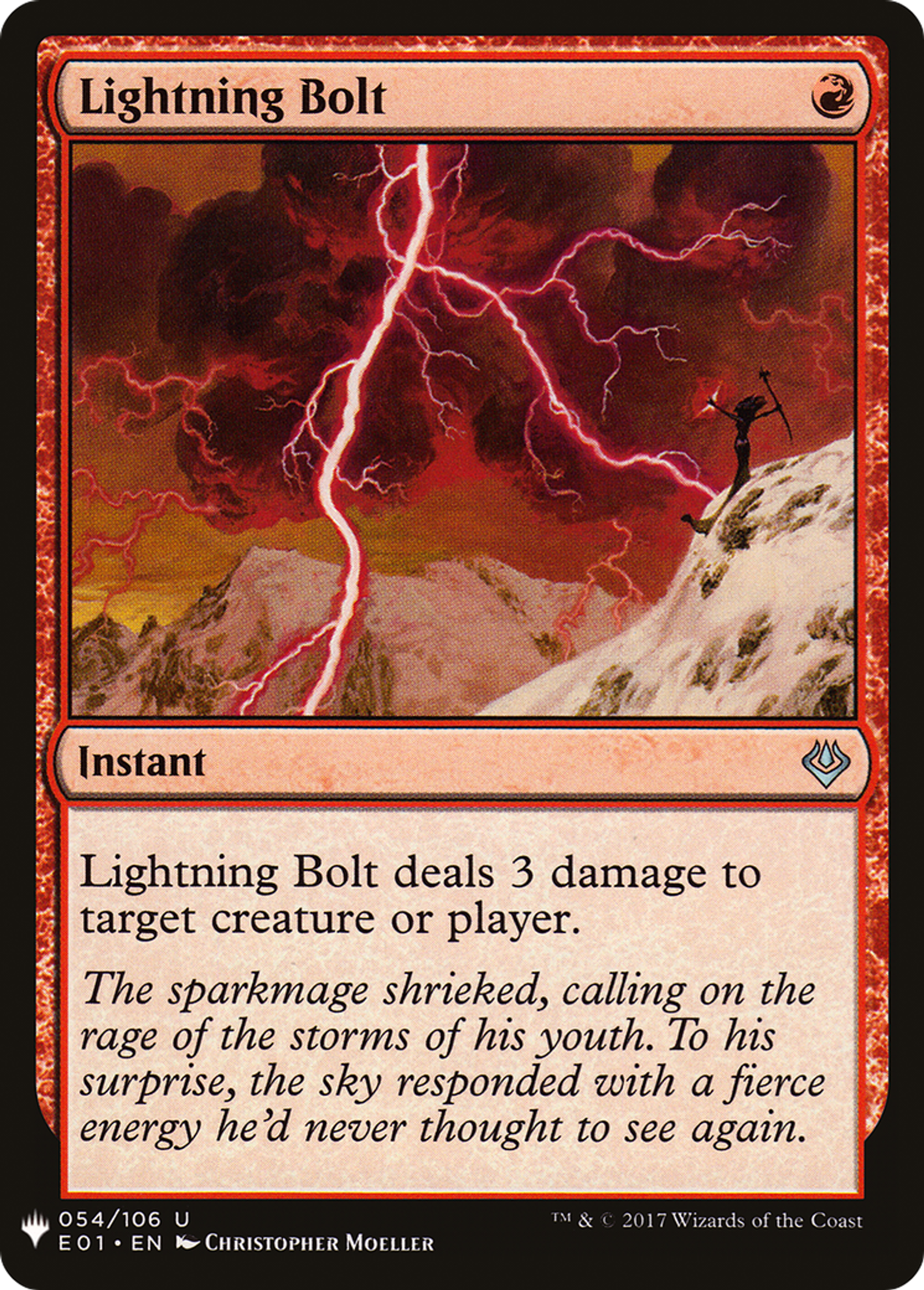 Lightning Bolt — The List — Magic: The Gathering