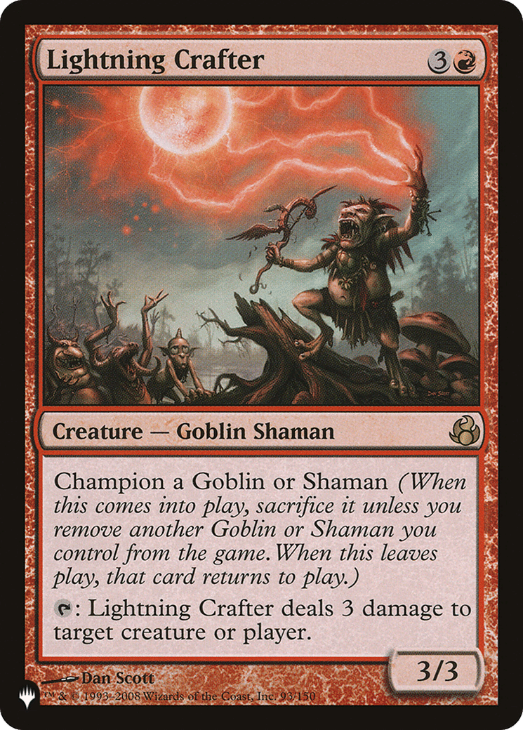 Lightning Crafter — The List — Magic: The Gathering