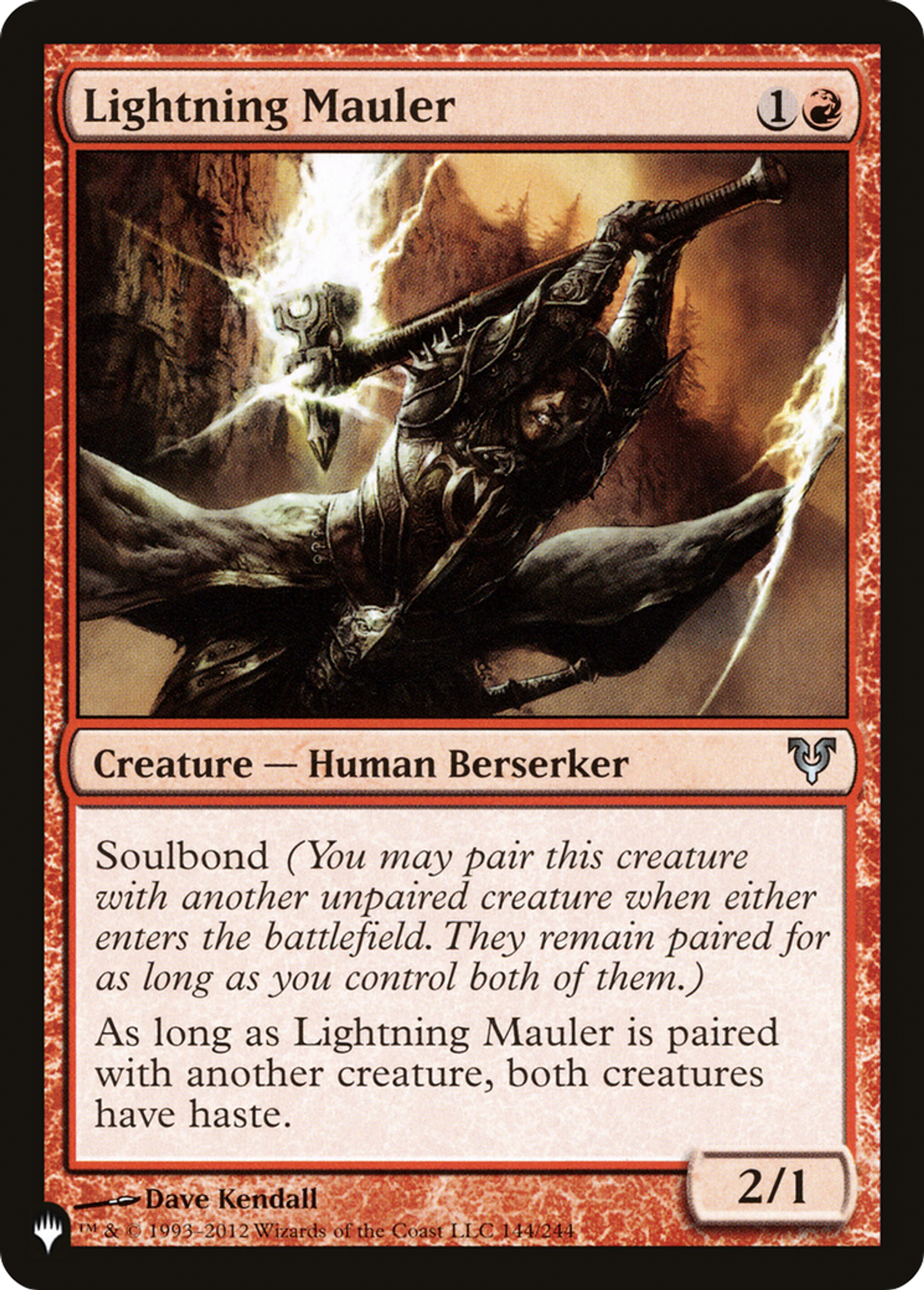 Meurtrisseur d'éclairs — The List — Magic: The Gathering
