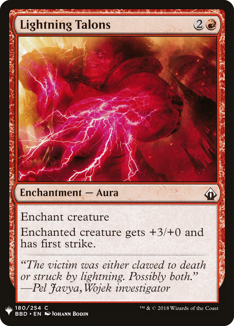 Lightning Talons — The List — Magic: The Gathering