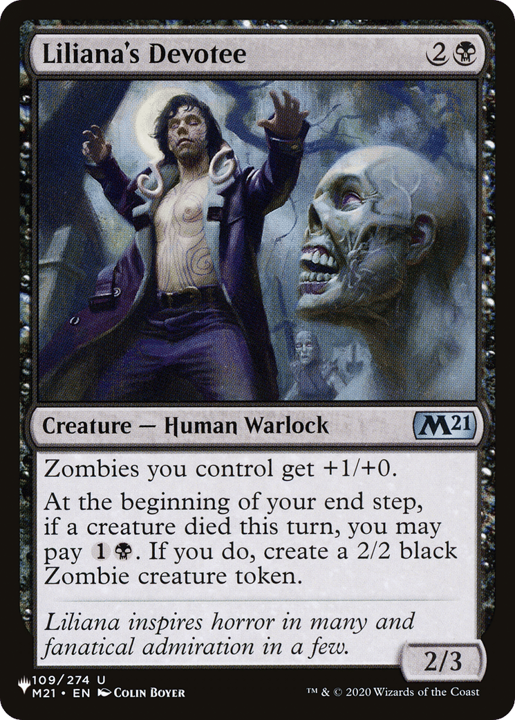 Liliana's Devotee — The List — Magic: The Gathering