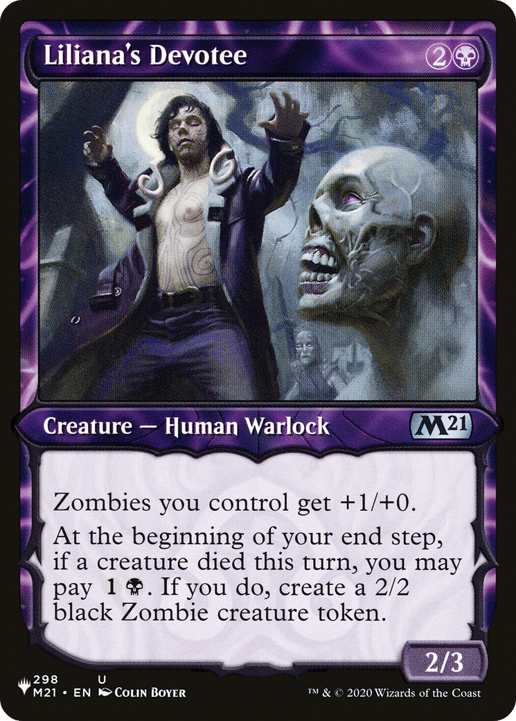 Liliana's Devotee — The List — Magic: The Gathering