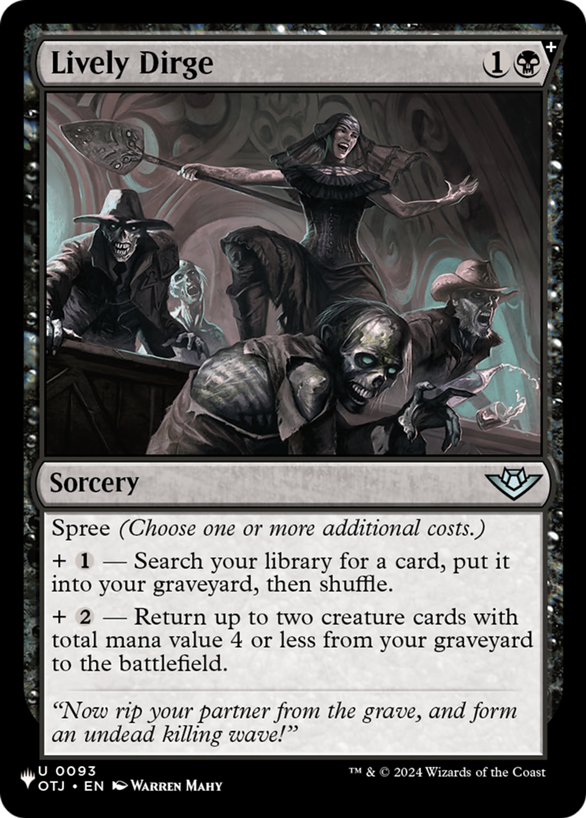 Lively Dirge — The List — Magic: The Gathering