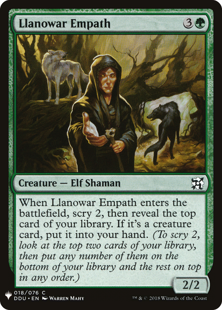 Llanowar Empath — The List — Magic: The Gathering