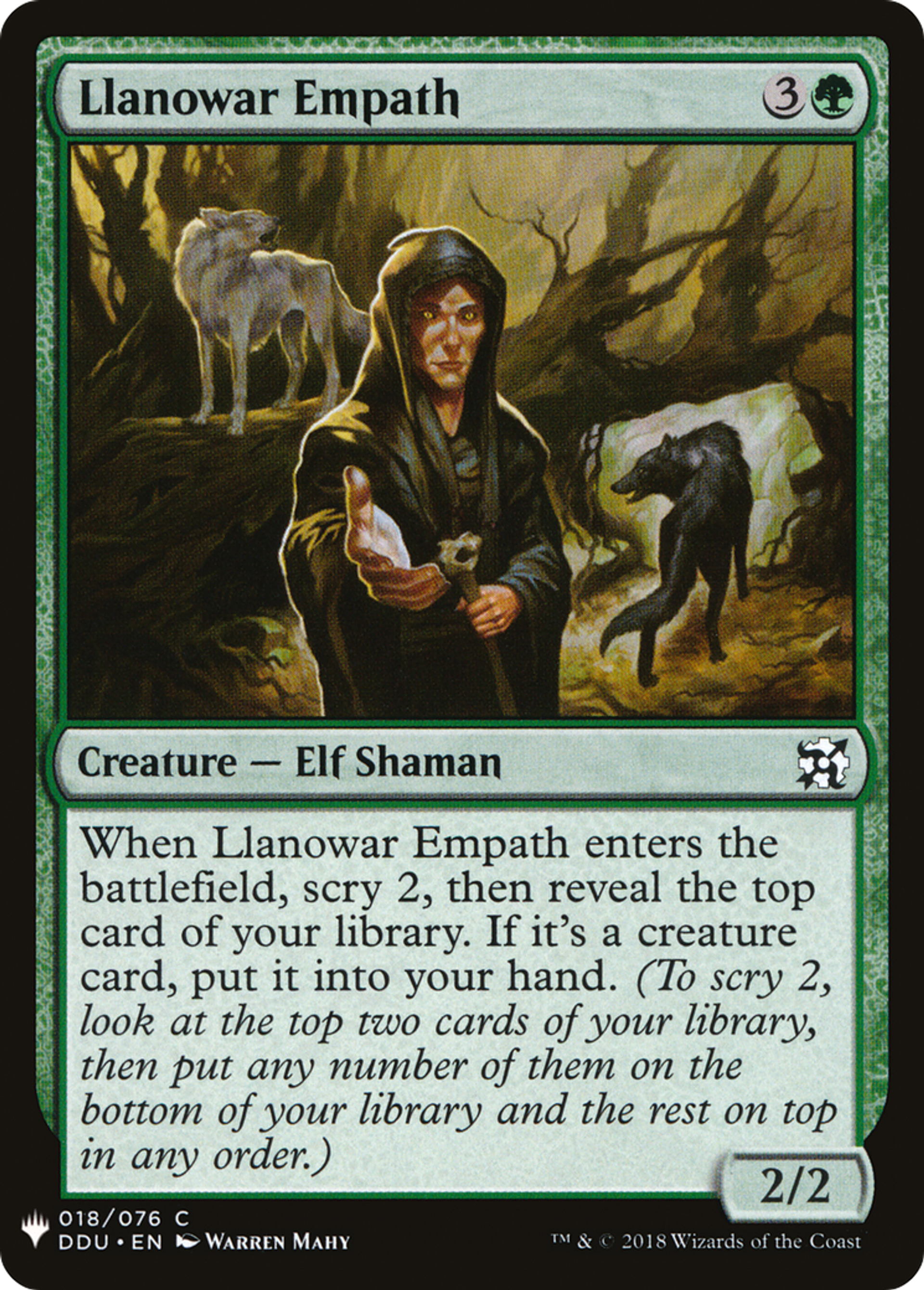Llanowar Empath — The List — Magic: The Gathering