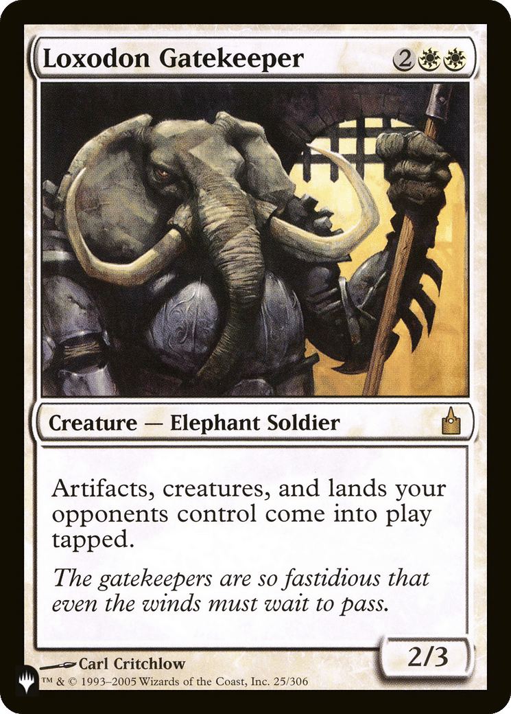 Loxodon Gatekeeper — The List — Magic: The Gathering