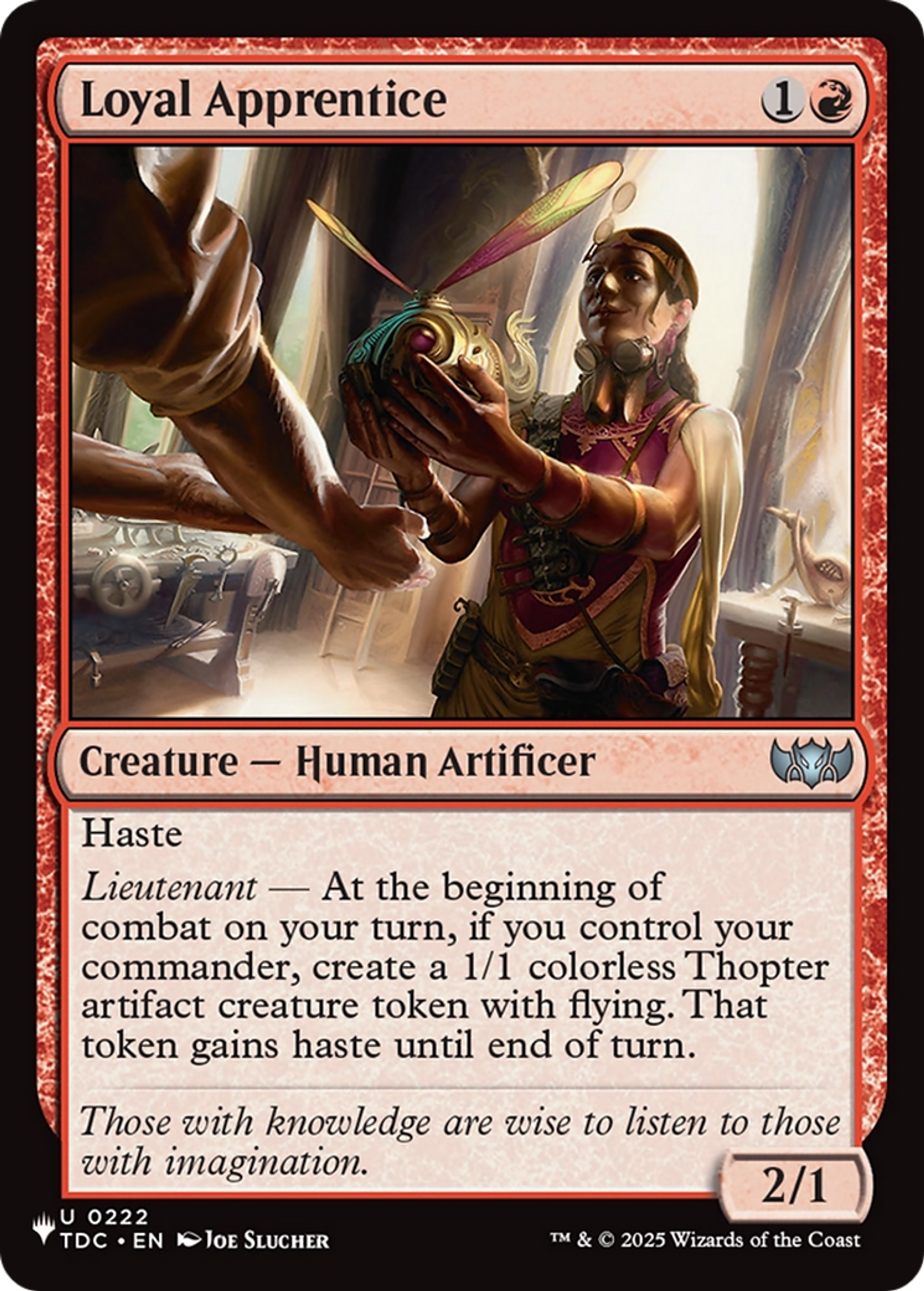 Apprentie loyale — The List — Magic: The Gathering