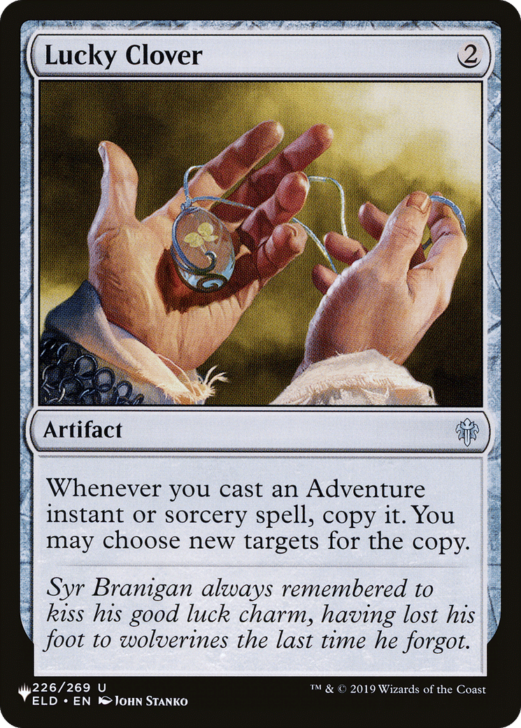 Lucky Clover — The List — Magic: The Gathering