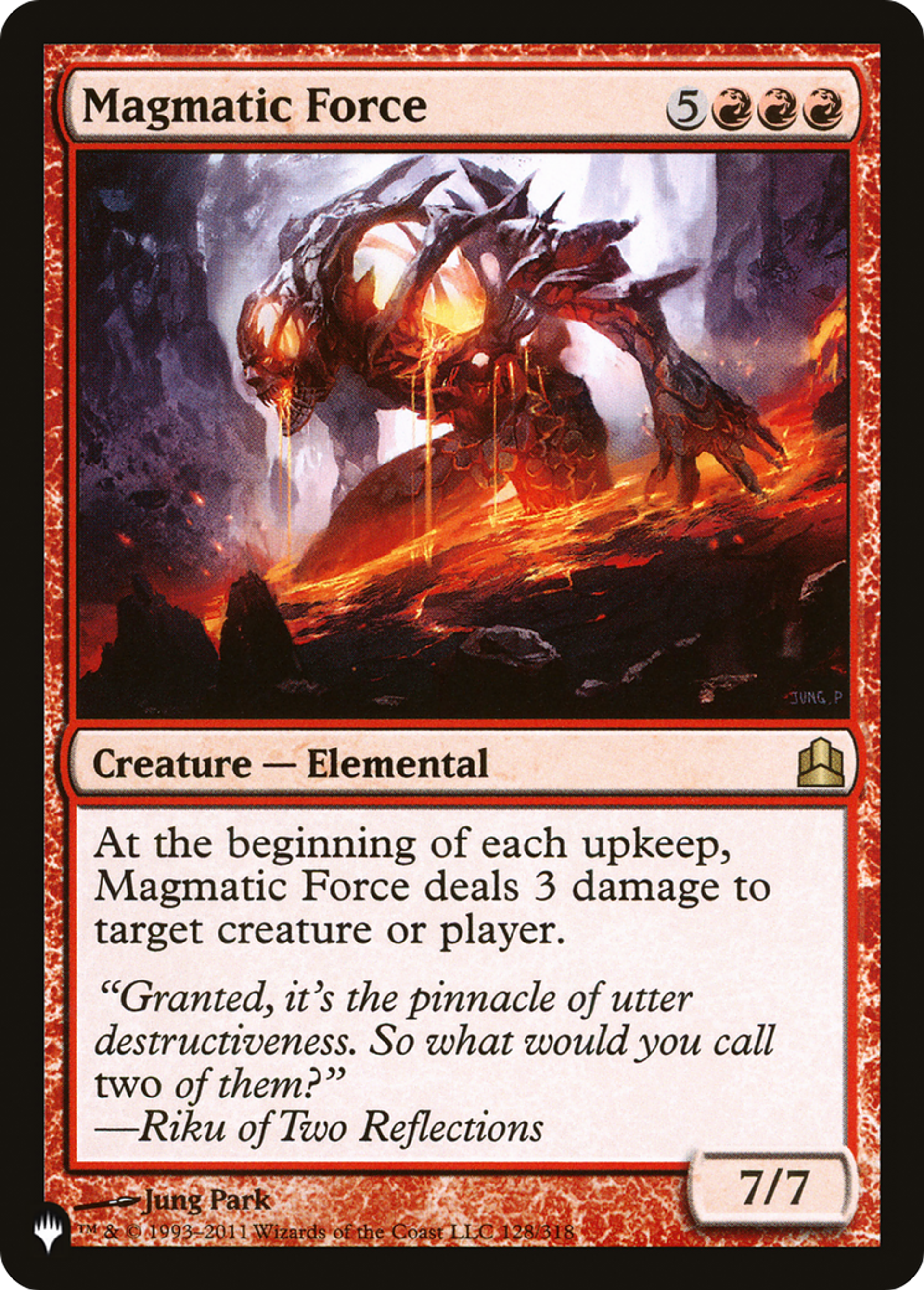 Magmatic Force — The List — Magic: The Gathering