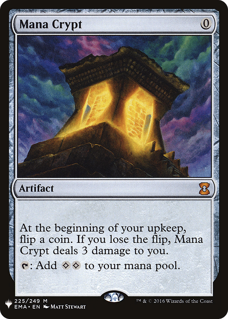 Mana Crypt — The List — Magic: The Gathering