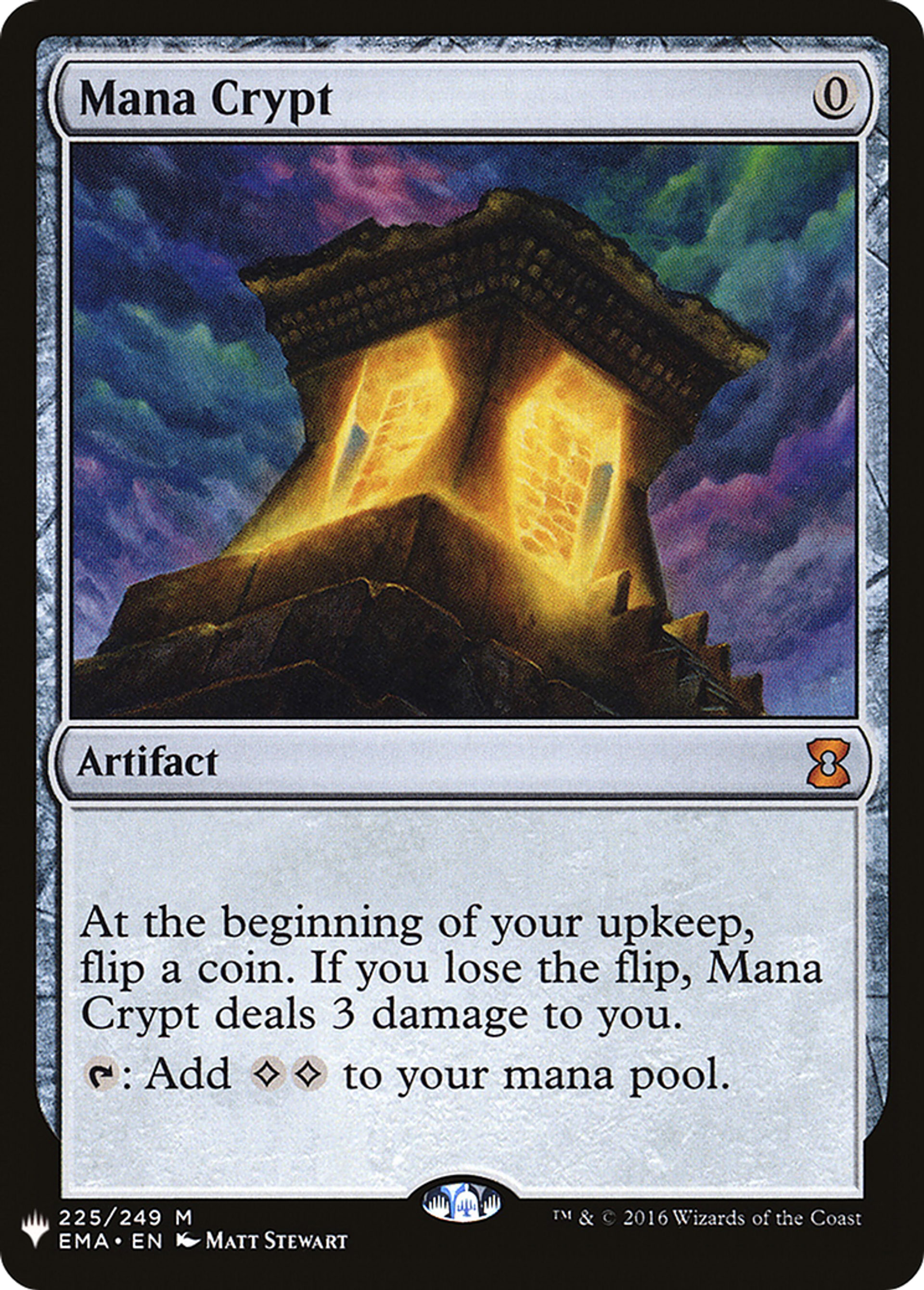 Mana Crypt — The List — Magic: The Gathering