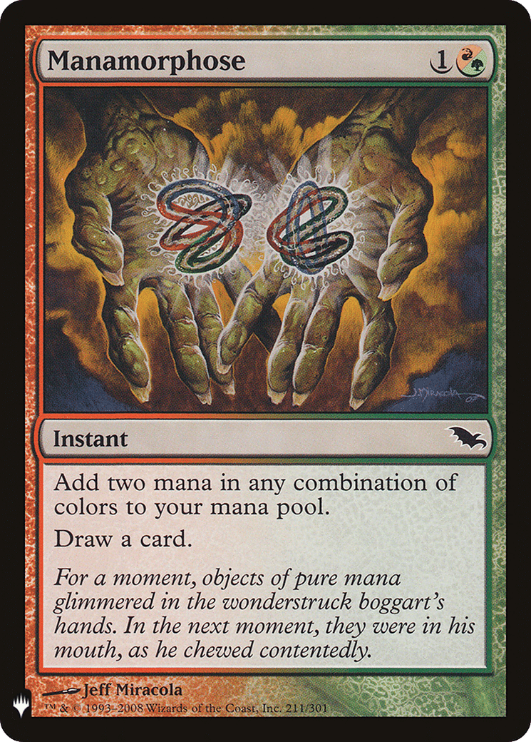 Manamorphose — The List — Magic: The Gathering