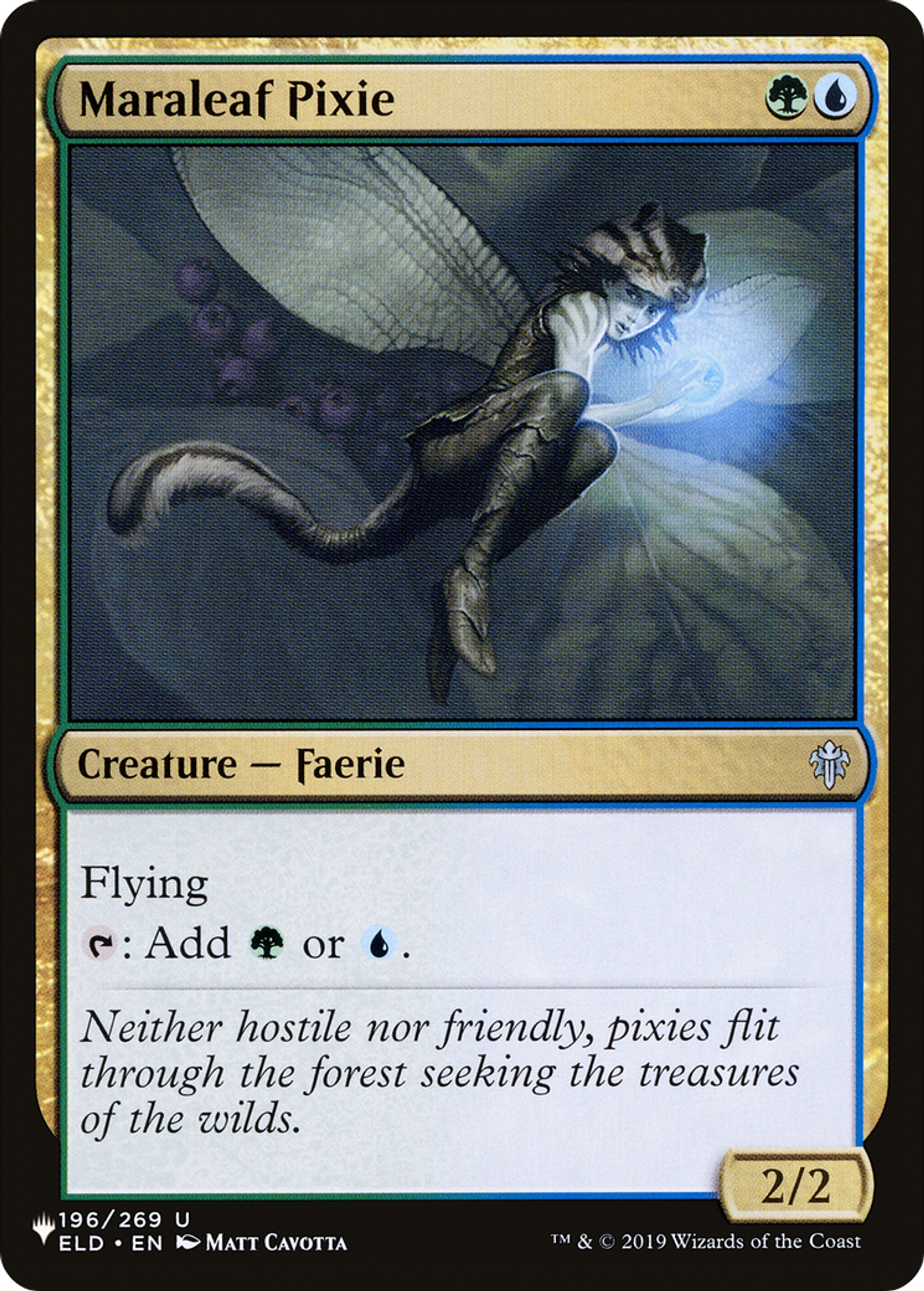 Maraleaf Pixie — The List — Magic: The Gathering