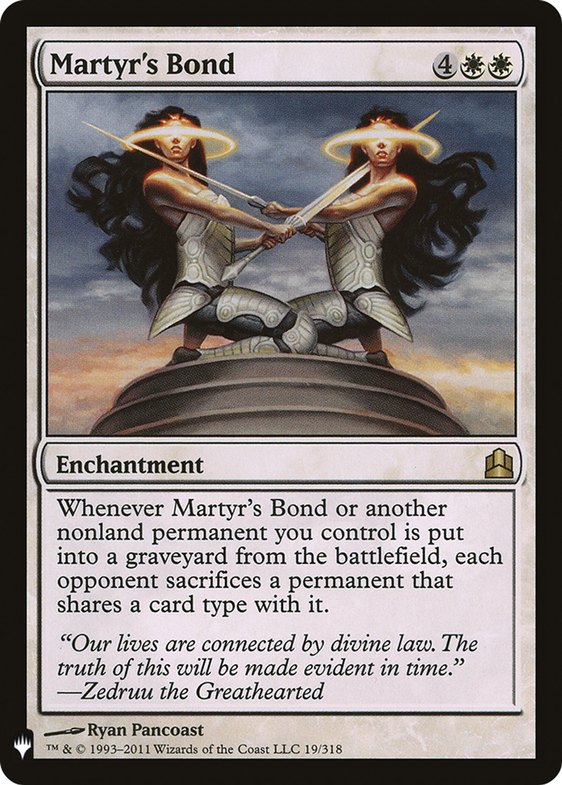 Martyr's Bond — The List — Magic: The Gathering