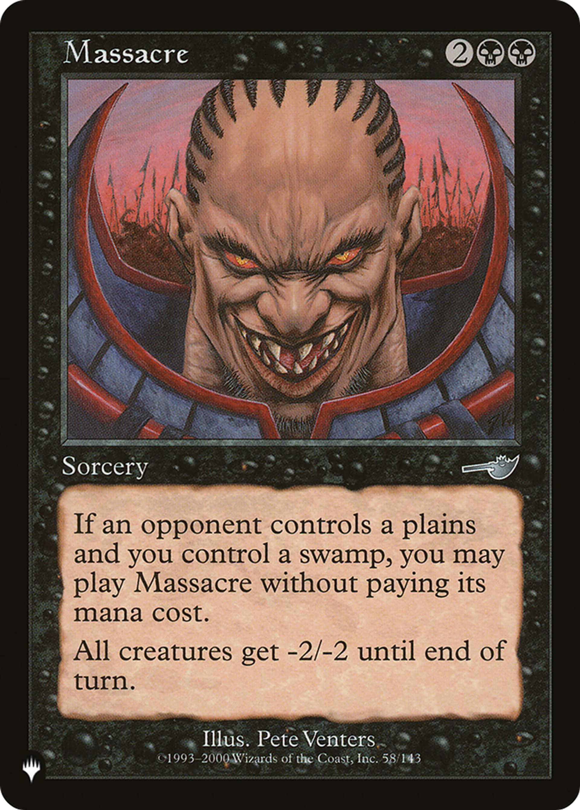 Massacre — The List — Magic: The Gathering
