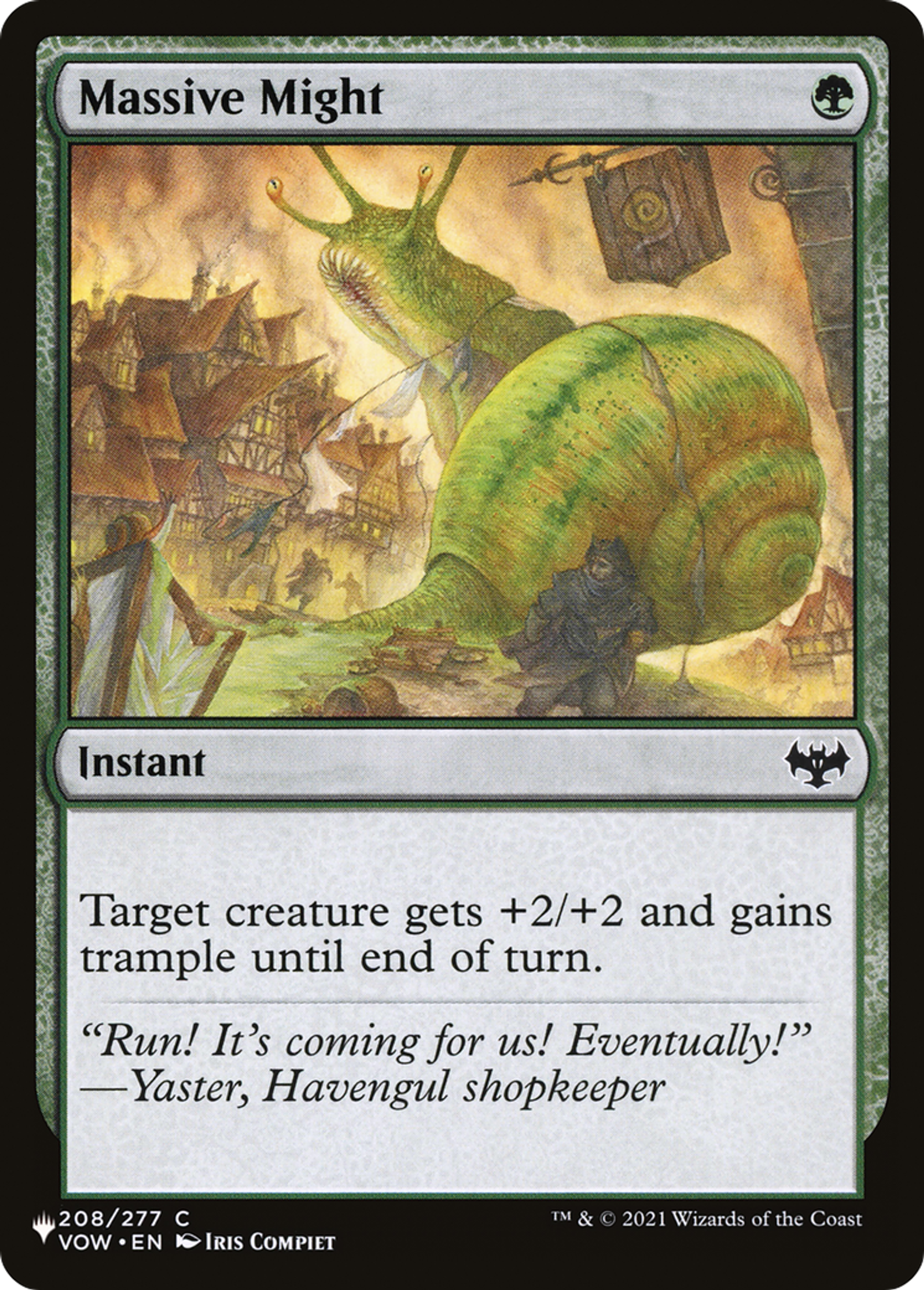 Massive Might — The List — Magic: The Gathering