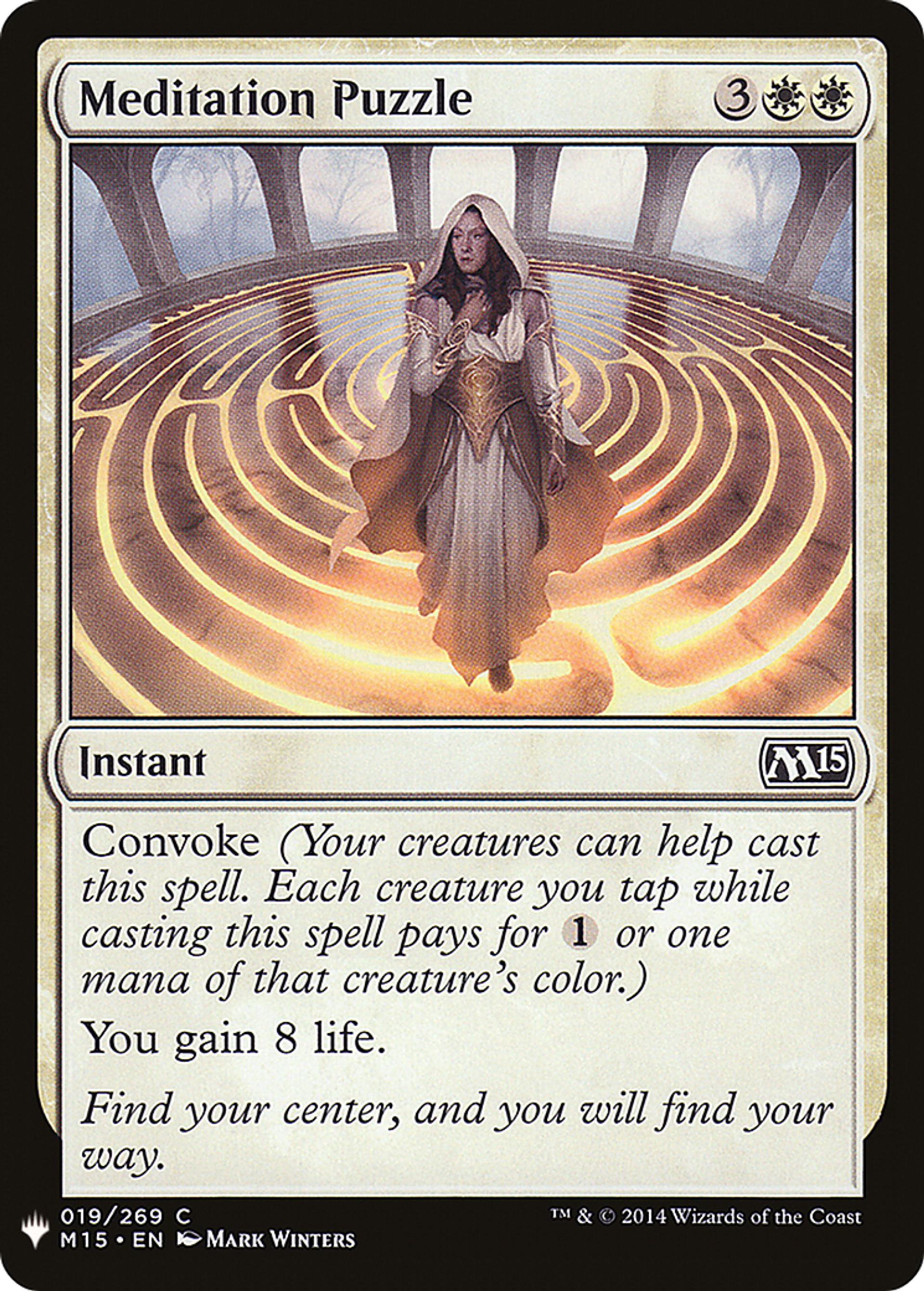 Meditation Puzzle — The List — Magic: The Gathering