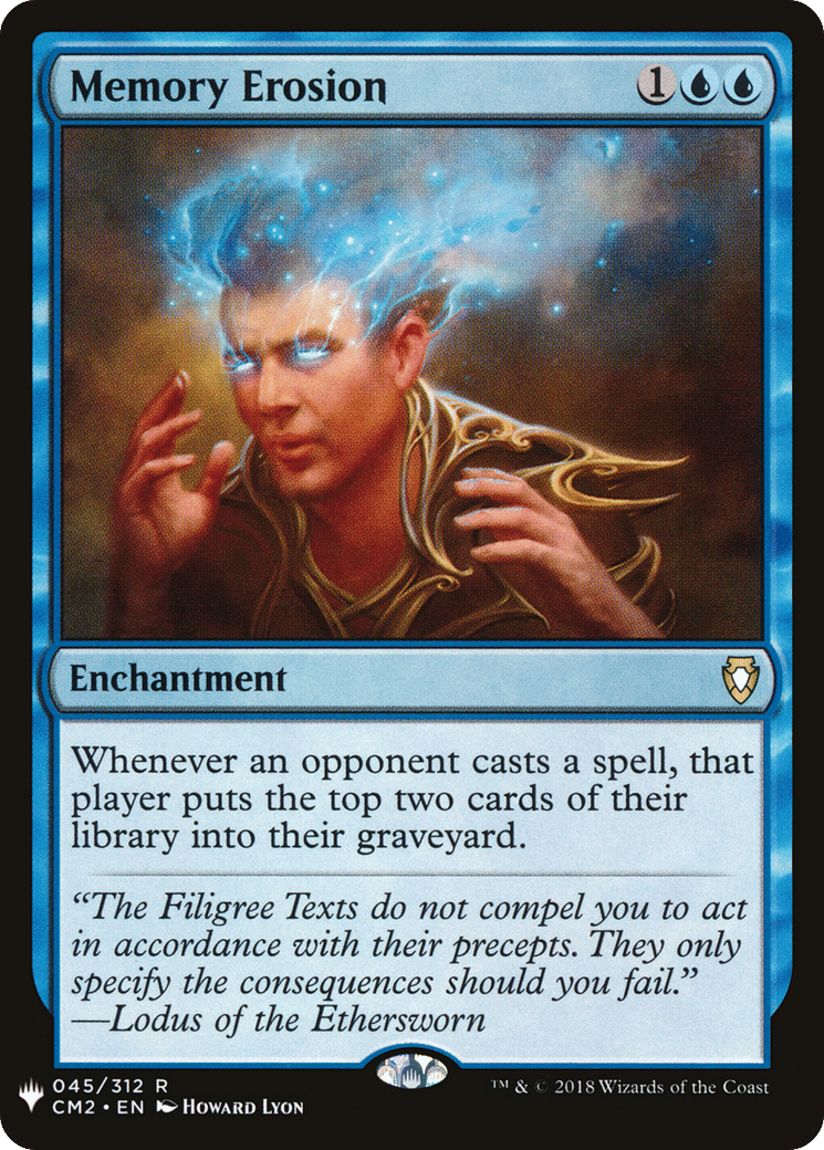Memory Erosion — The List — Magic: The Gathering