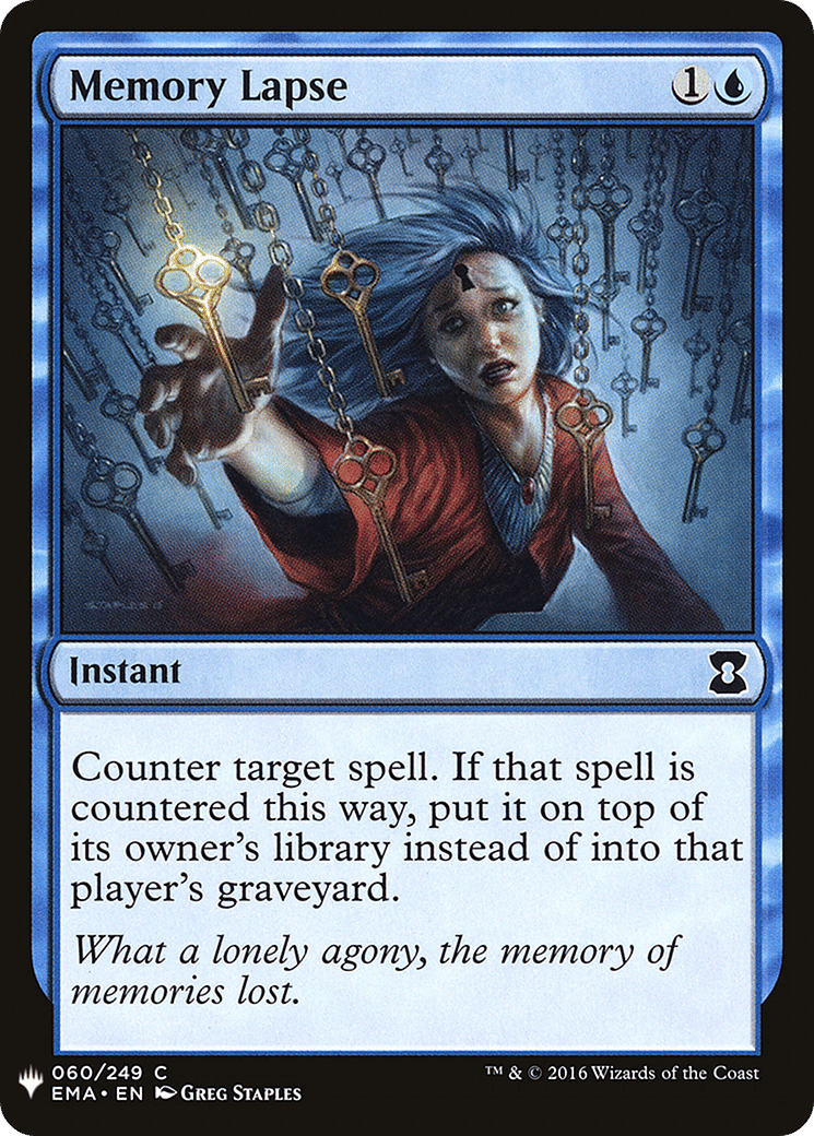 Memory Lapse — The List — Magic: The Gathering