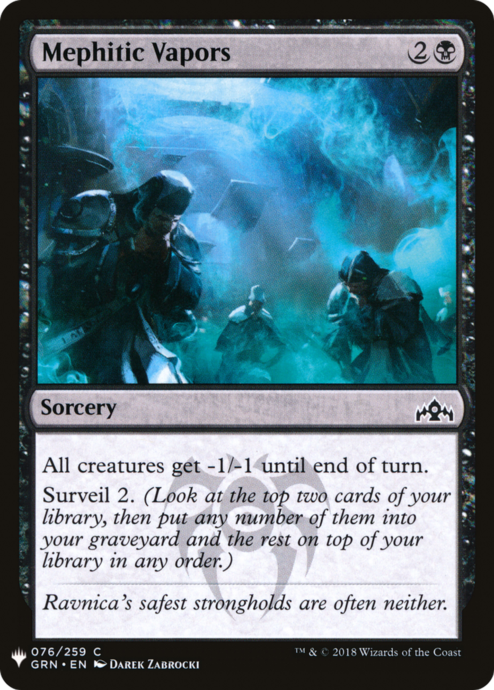 Mephitic Vapors — The List — Magic: The Gathering