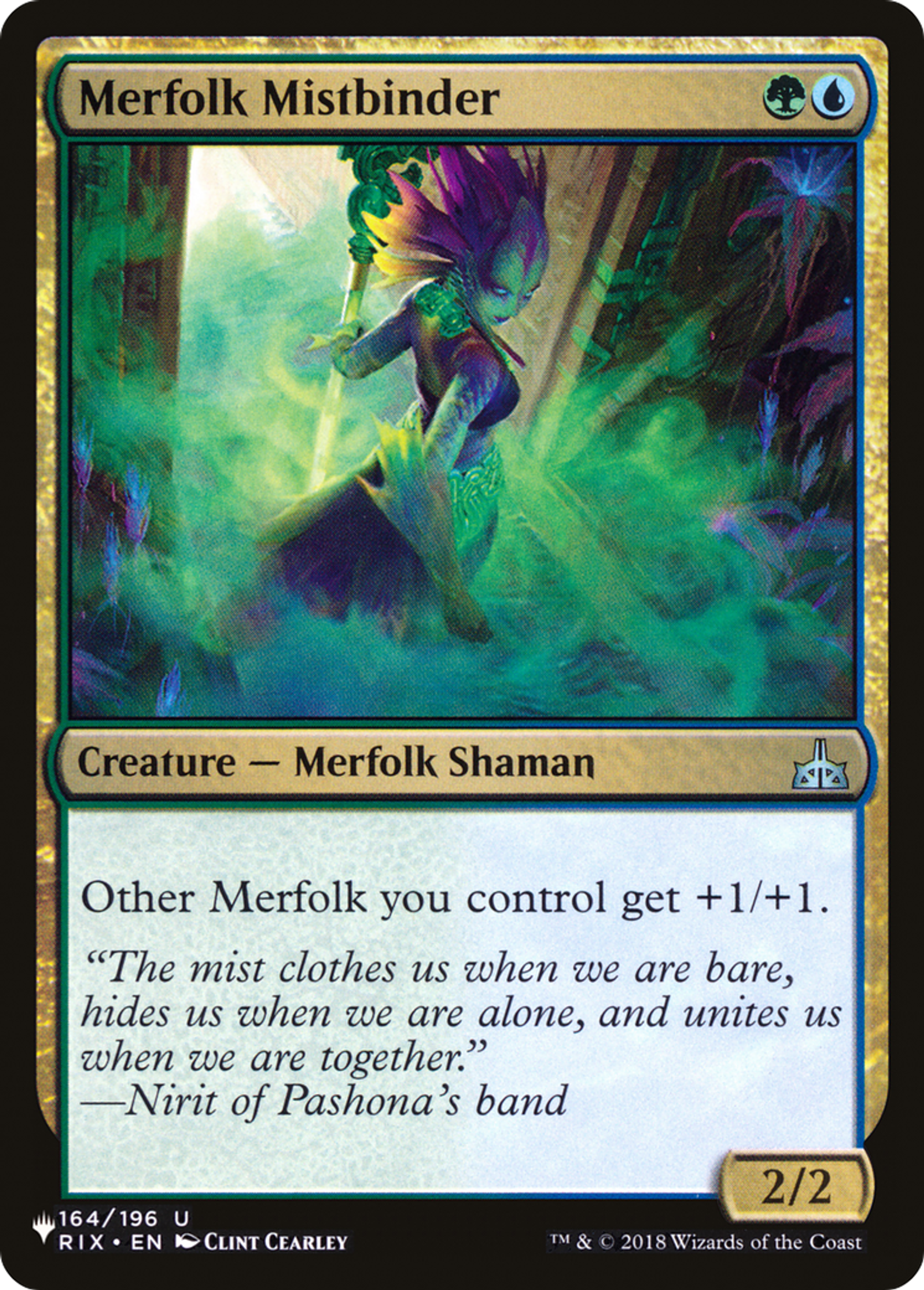 Merfolk Mistbinder — The List — Magic: The Gathering