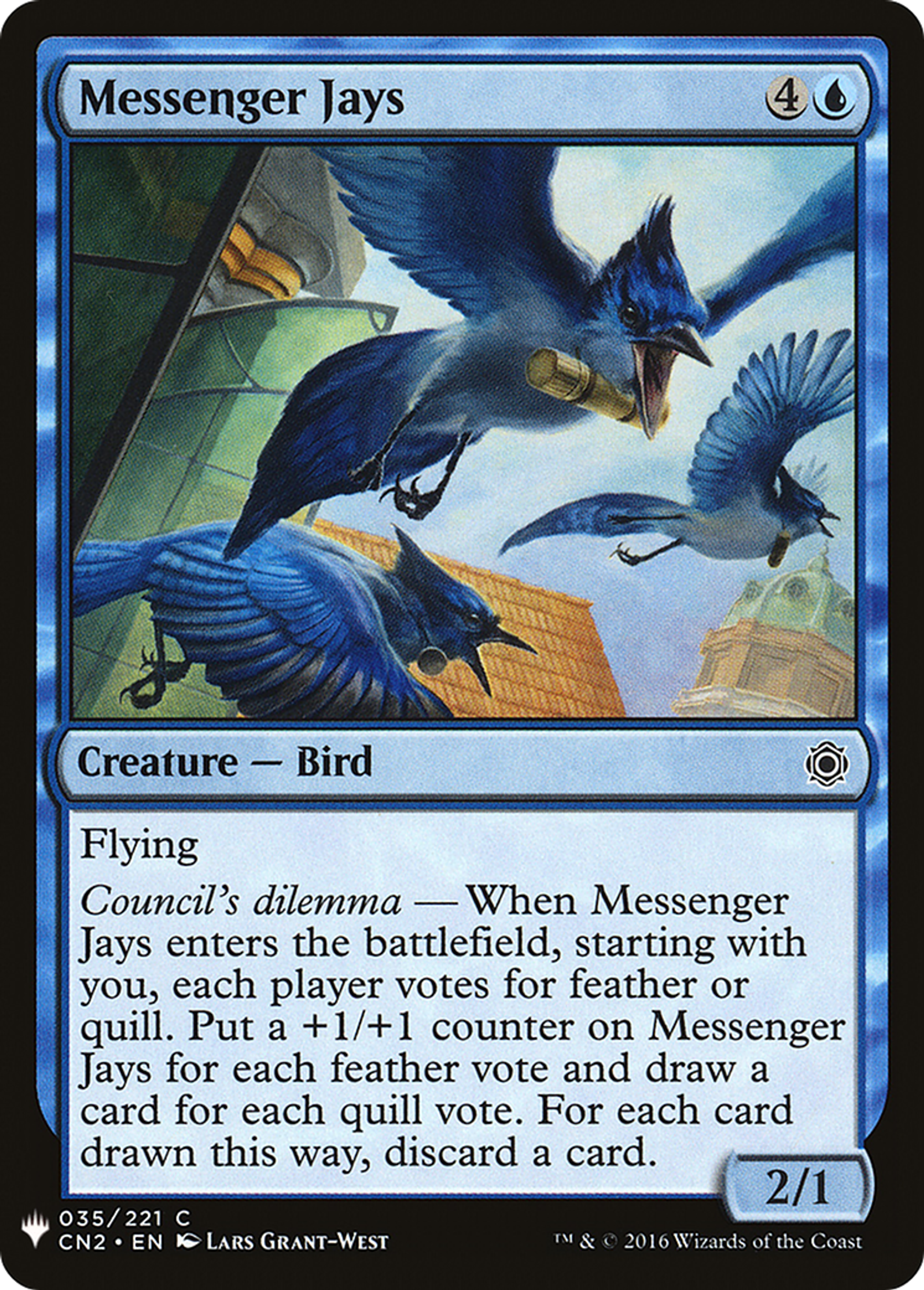 Messenger Jays — The List — Magic: The Gathering