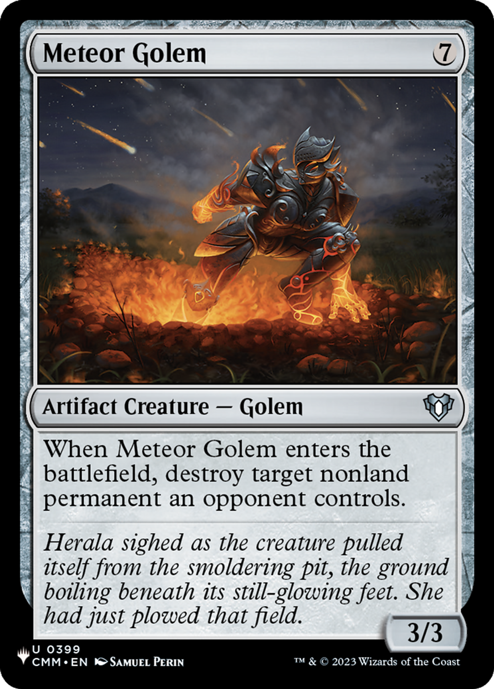 Meteor Golem — The List — Magic: The Gathering