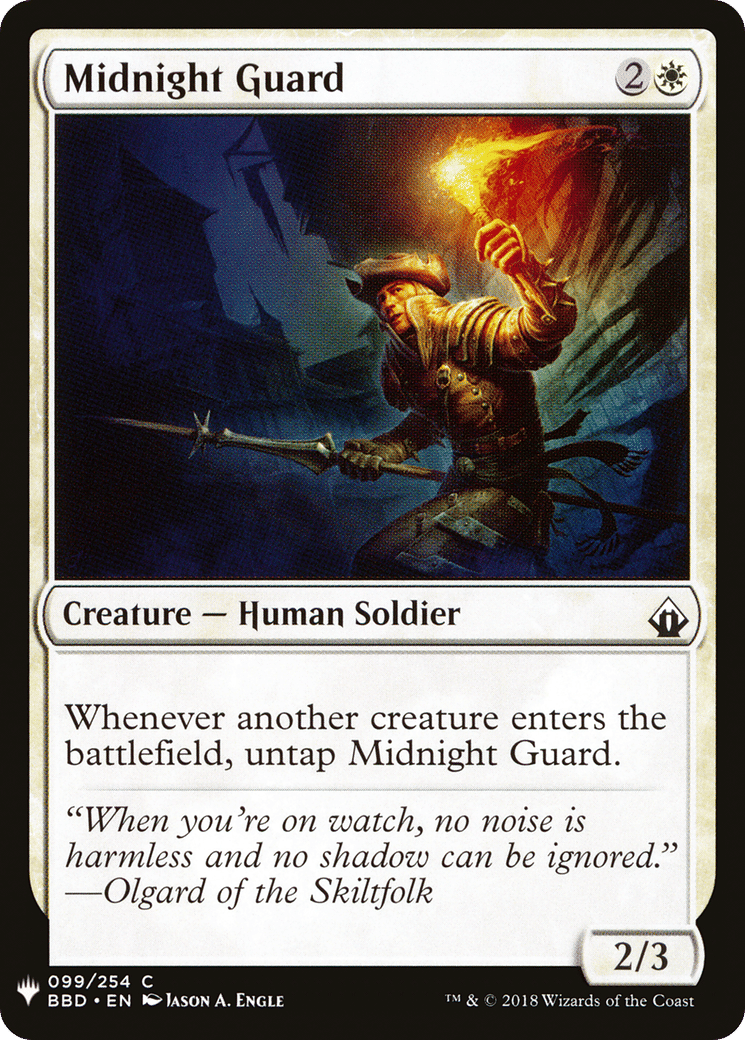 Midnight Guard — The List — Magic: The Gathering