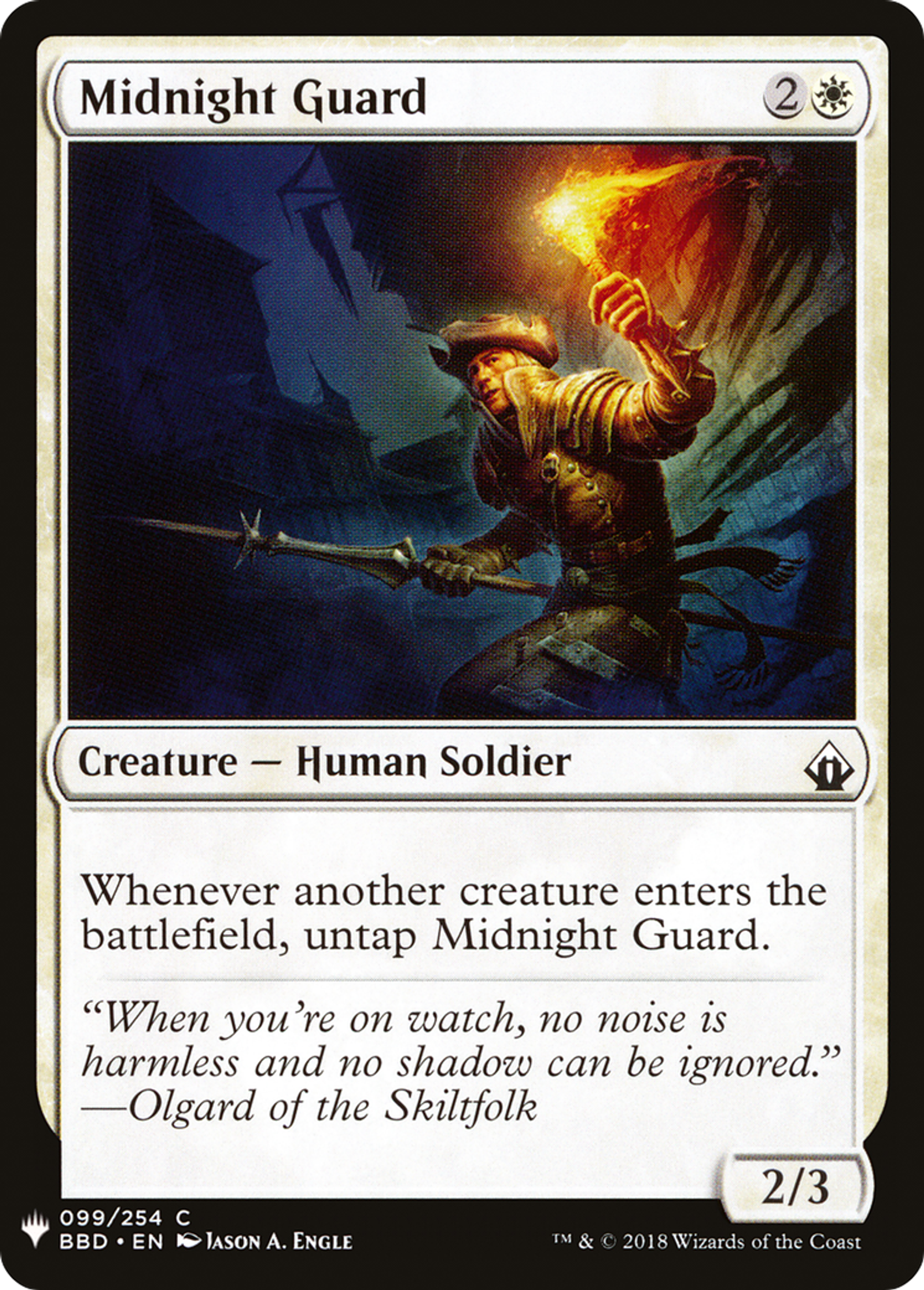 Garde de minuit — The List — Magic: The Gathering