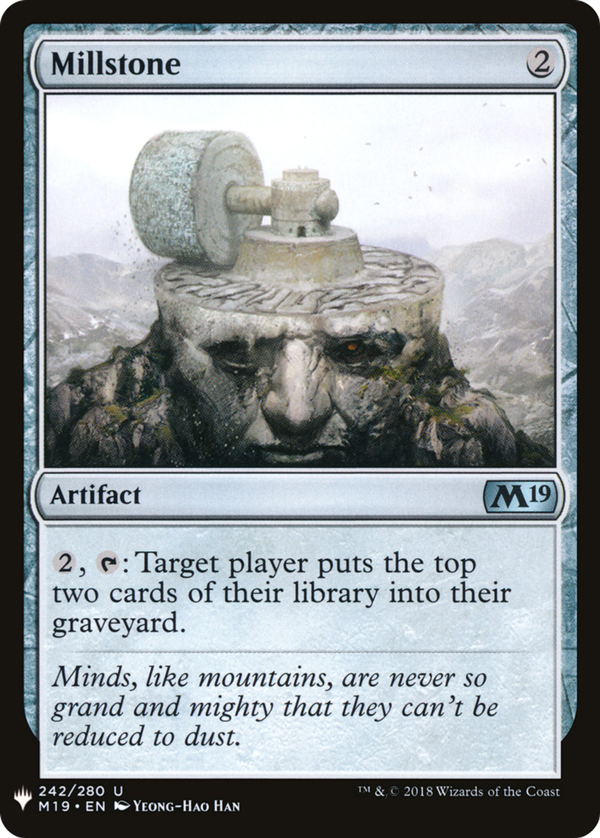 Millstone — The List — Magic: The Gathering
