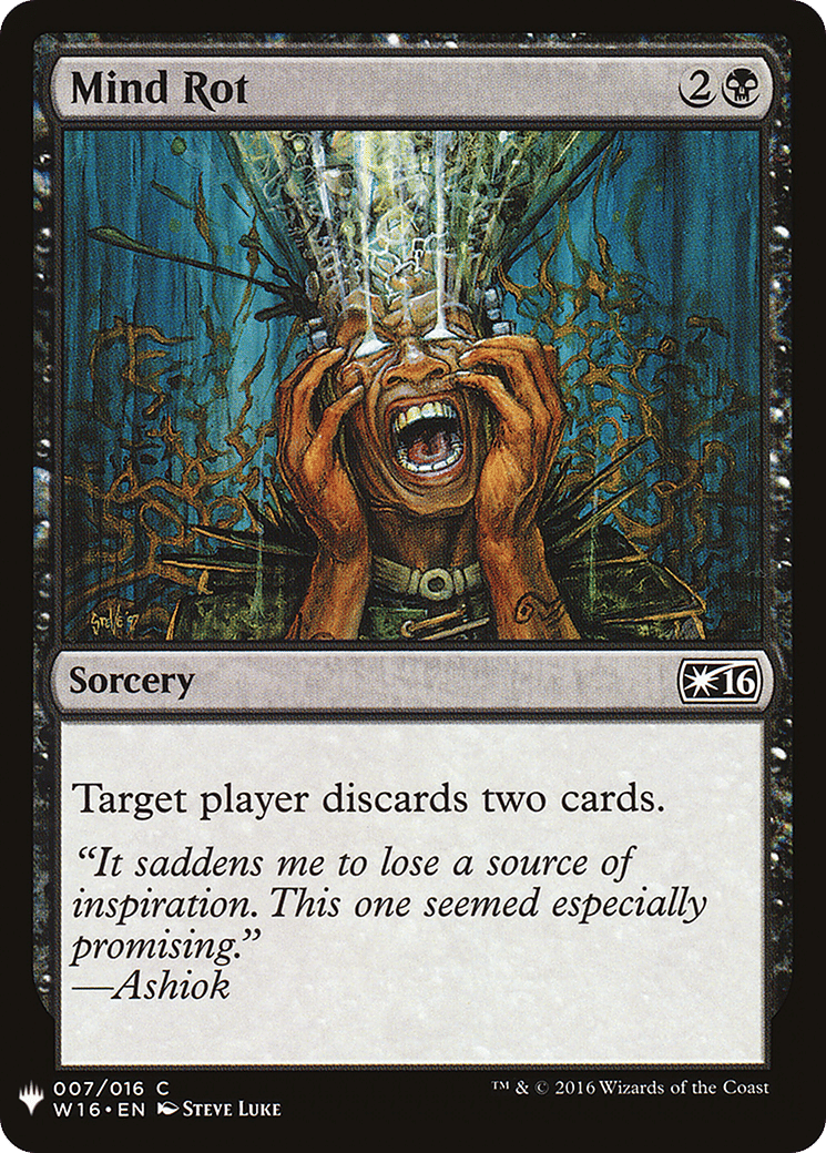 Mind Rot — The List — Magic: The Gathering