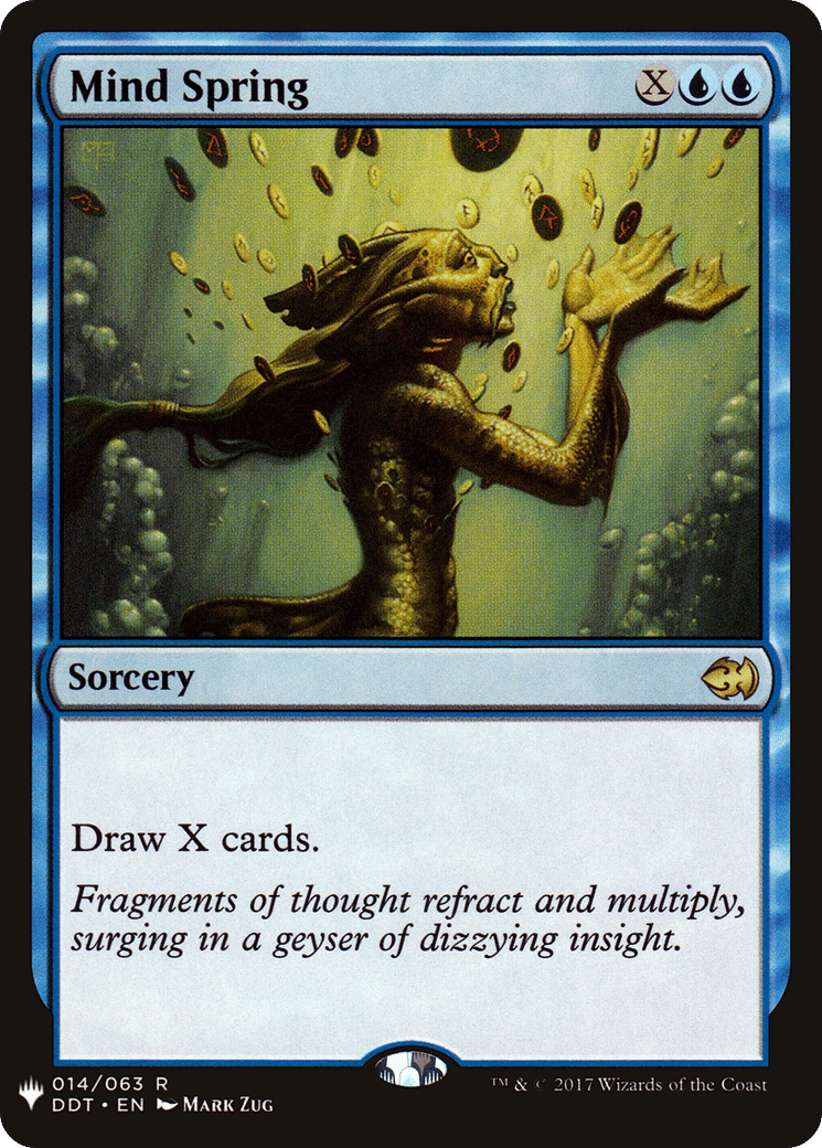 Mind Spring — The List — Magic: The Gathering