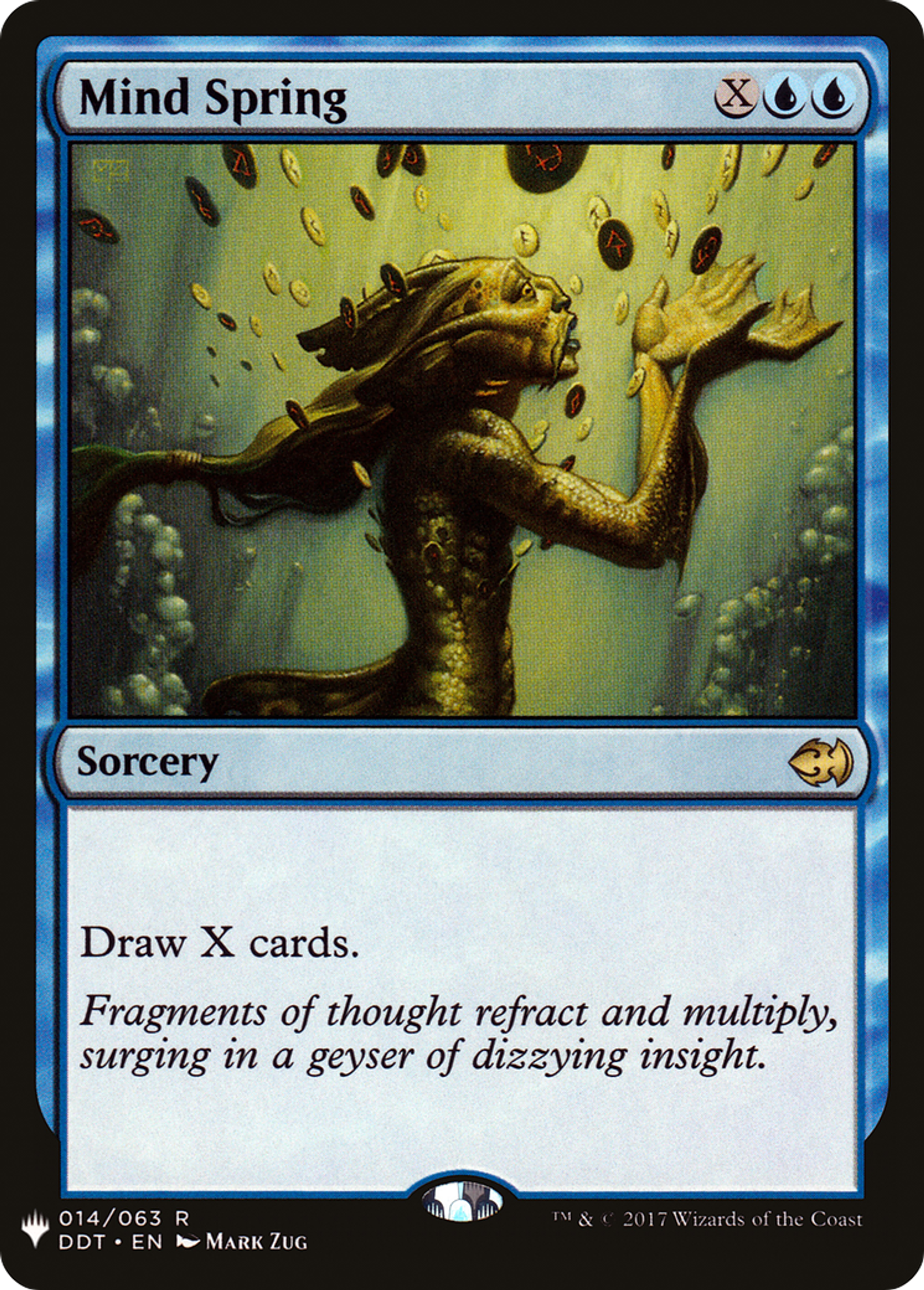 Mind Spring — The List — Magic: The Gathering
