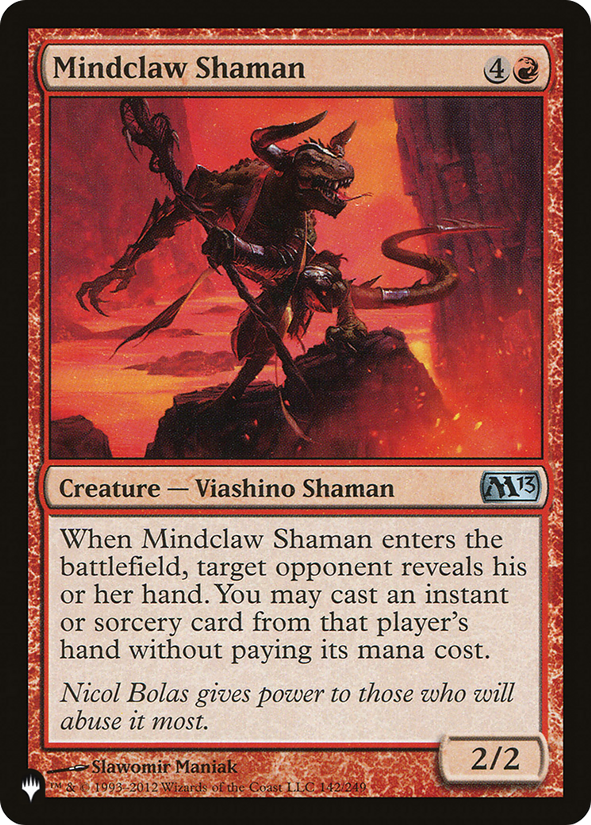 Shamane cérégriffe — The List — Magic: The Gathering