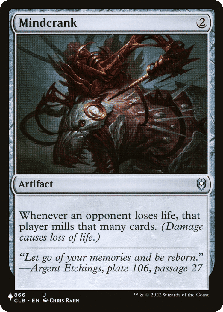 Mindcrank — The List — Magic: The Gathering