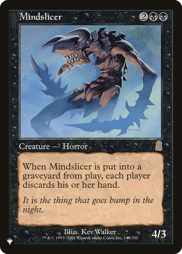 Mindslicer — The List — Magic: The Gathering