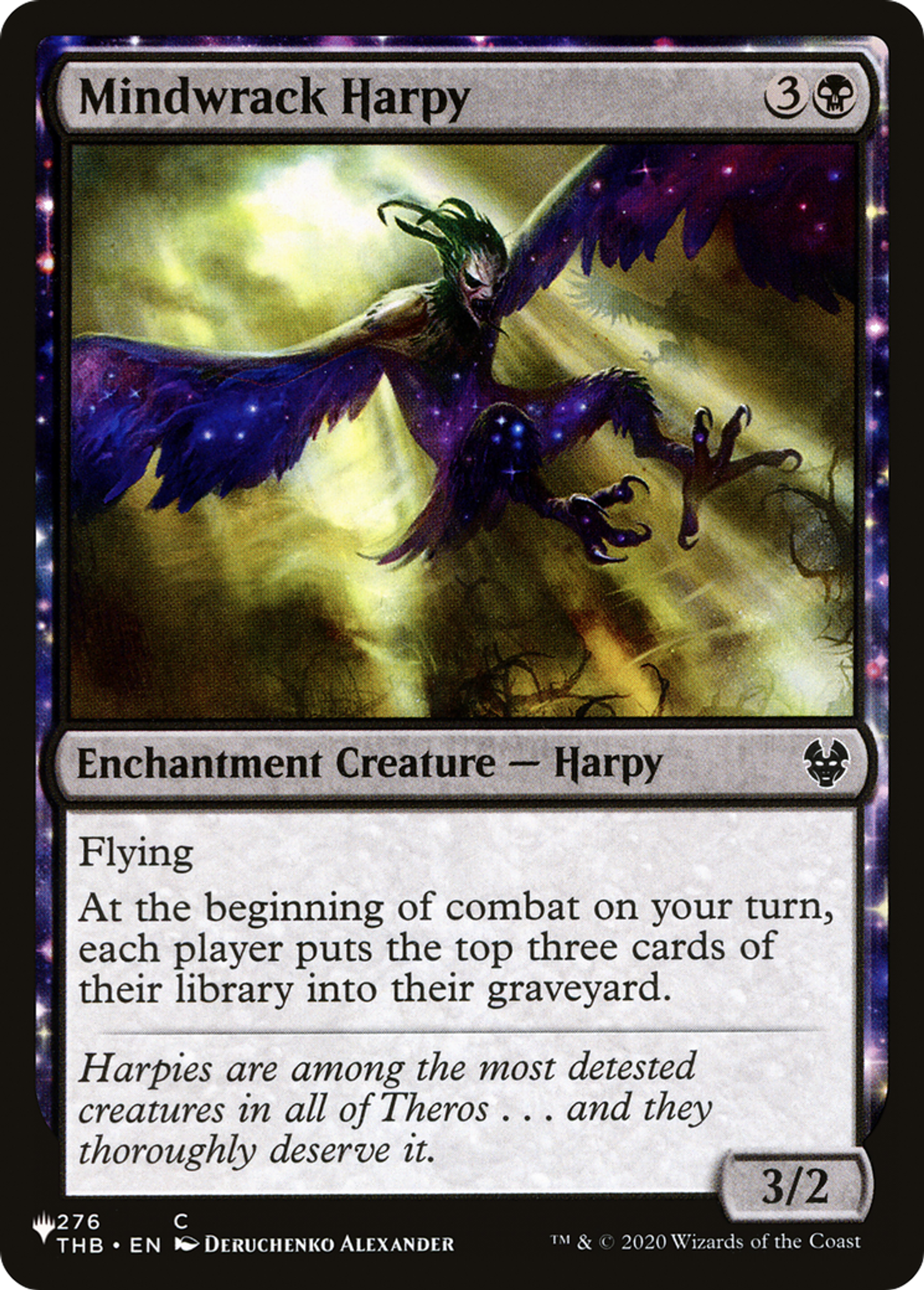 Mindwrack Harpy — The List — Magic: The Gathering