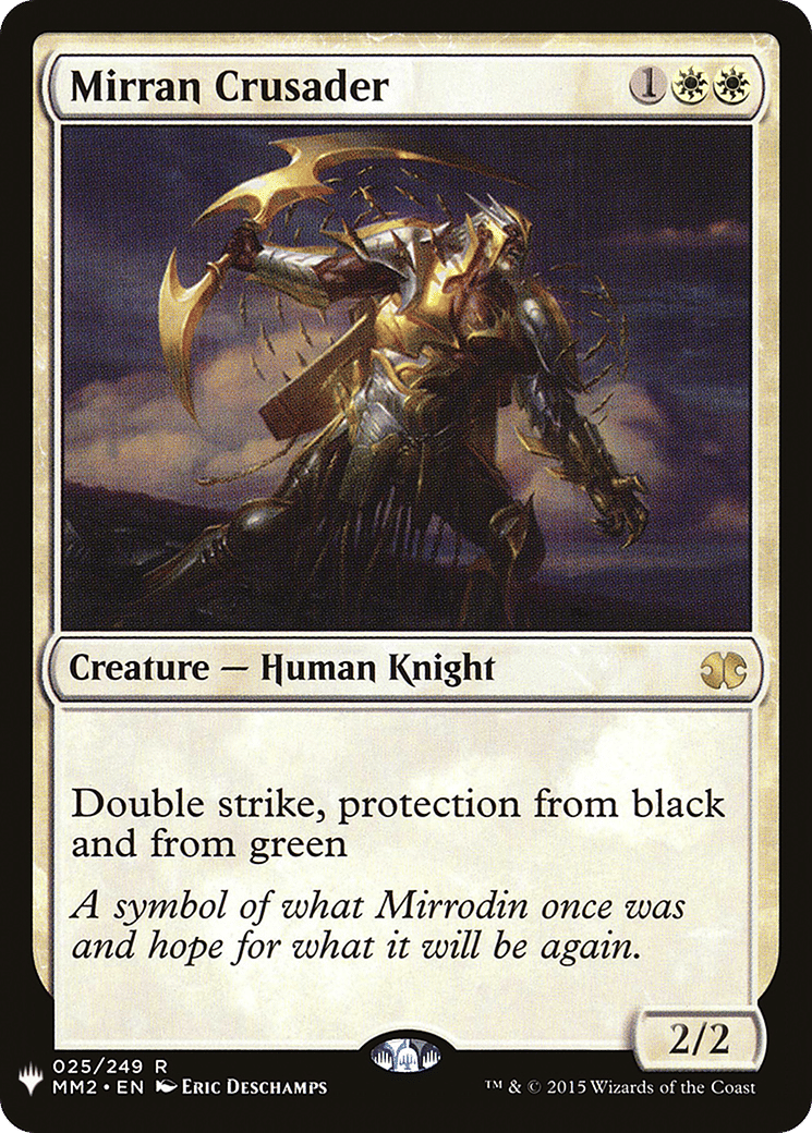 Mirran Crusader — The List — Magic: The Gathering