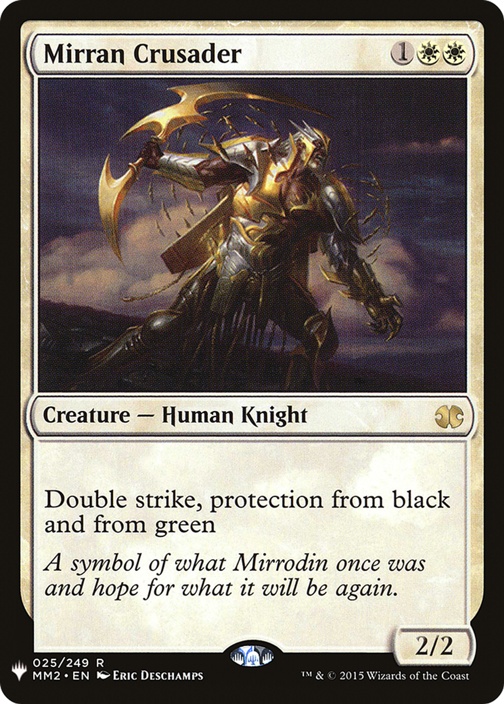 Mirran Crusader — The List — Magic: The Gathering