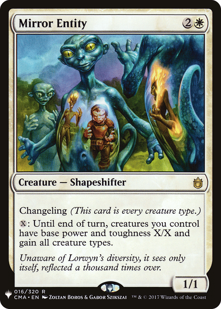 Mirror Entity — The List — Magic: The Gathering