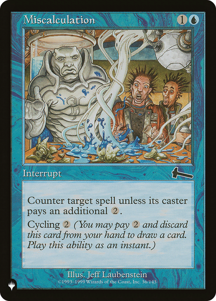 Miscalculation — The List — Magic: The Gathering