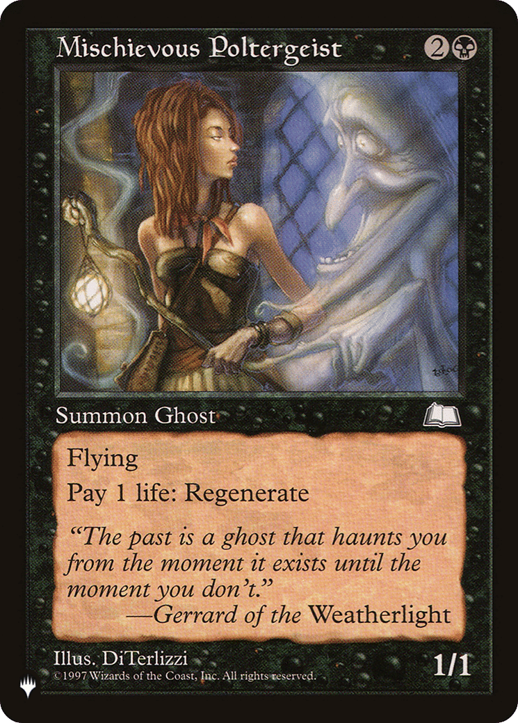 Mischievous Poltergeist — The List — Magic: The Gathering