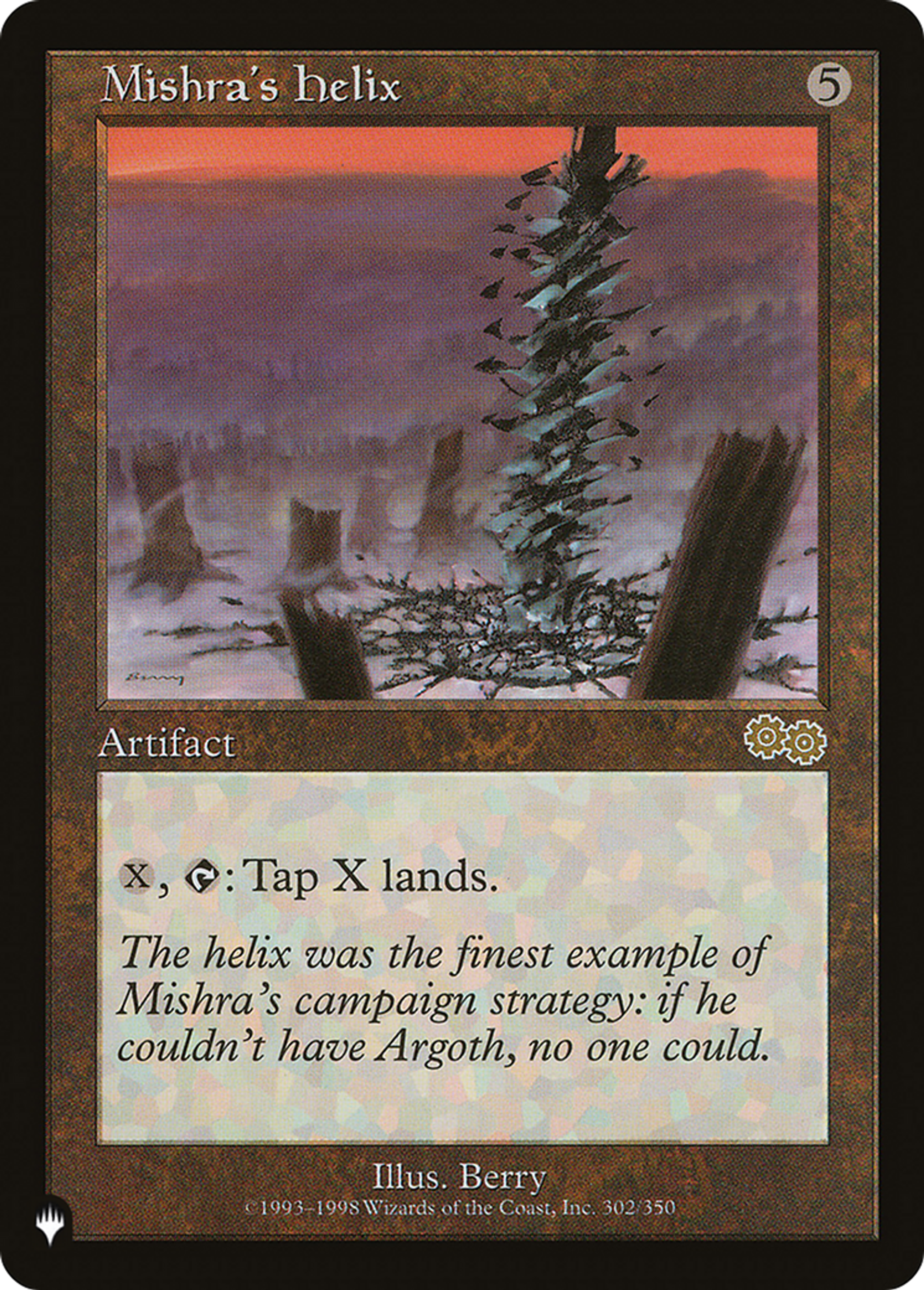 Mishra's Helix — The List — Magic: The Gathering