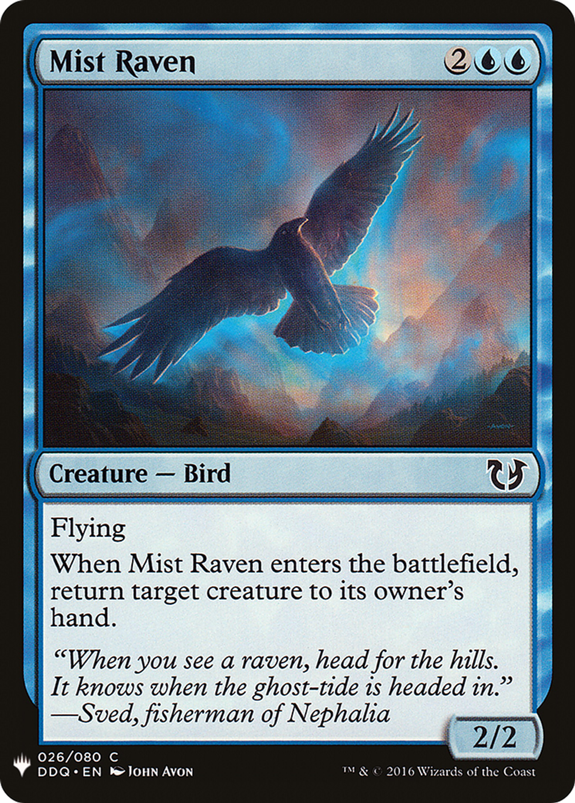 Mist Raven — The List — Magic: The Gathering