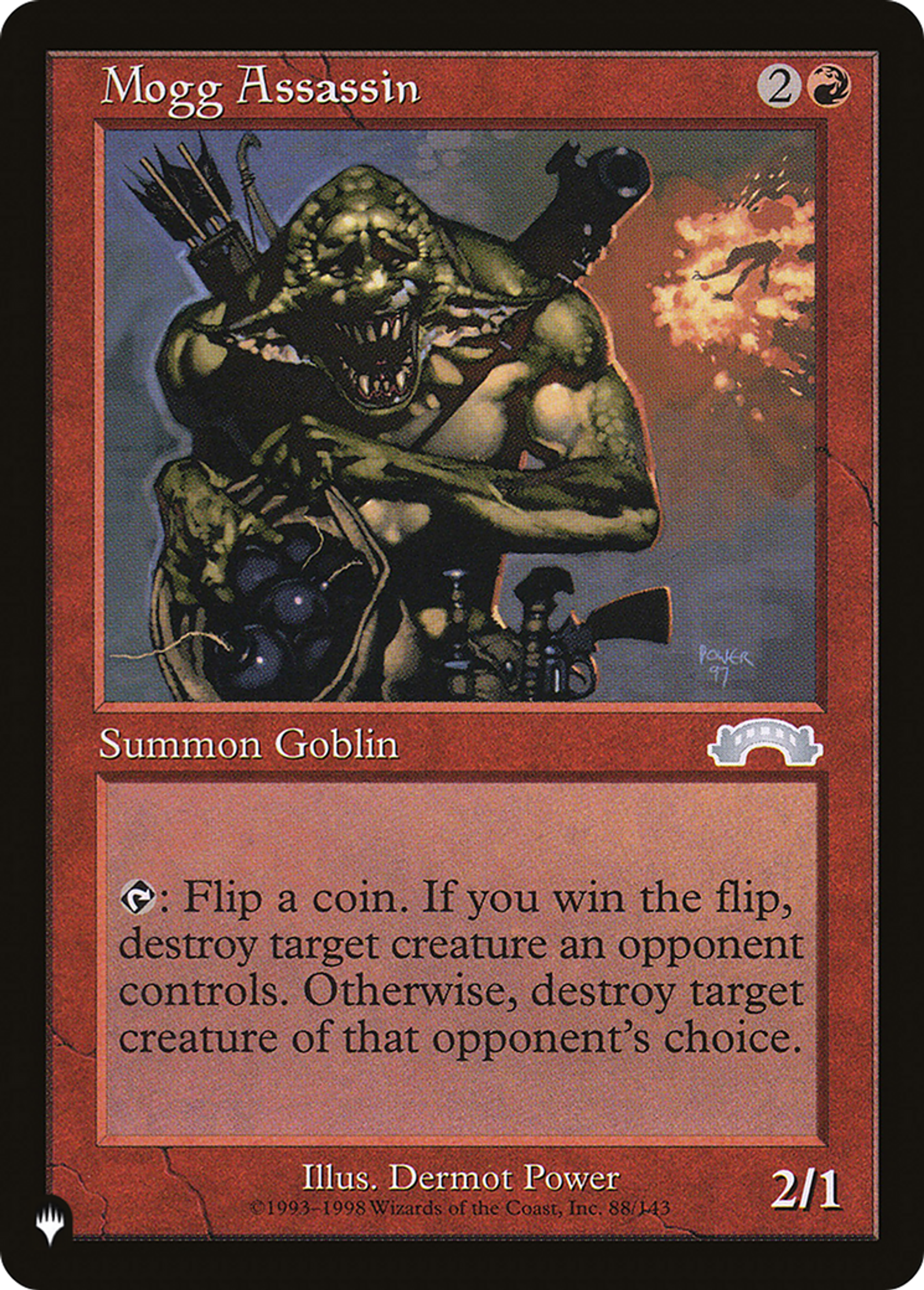 Mogg Assassin — The List — Magic: The Gathering