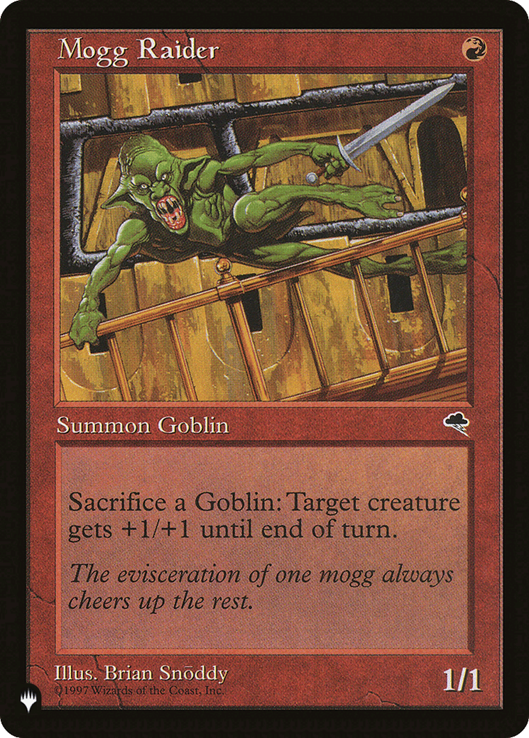Mogg Raider — The List — Magic: The Gathering