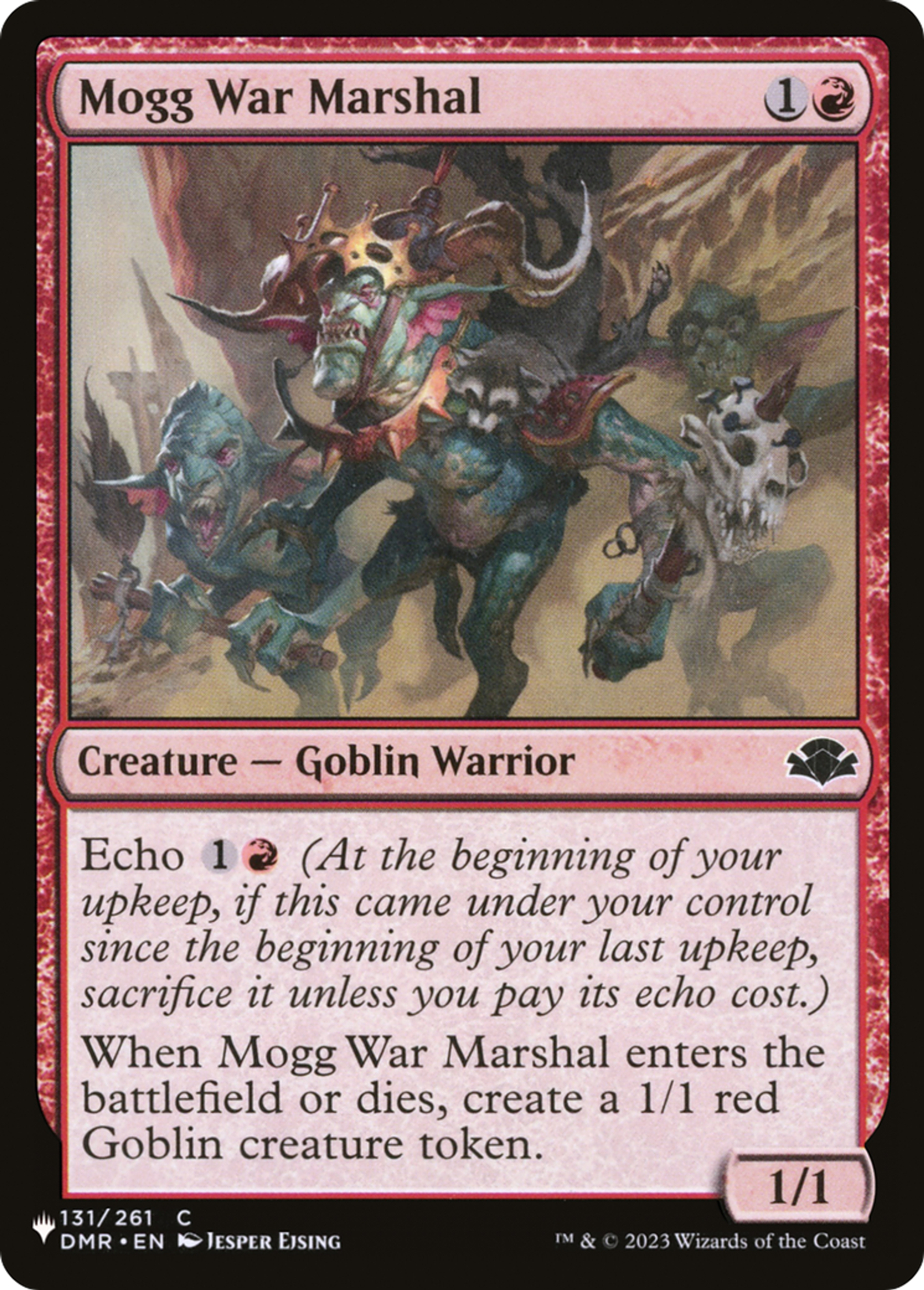 Mogg War Marshal — The List — Magic: The Gathering