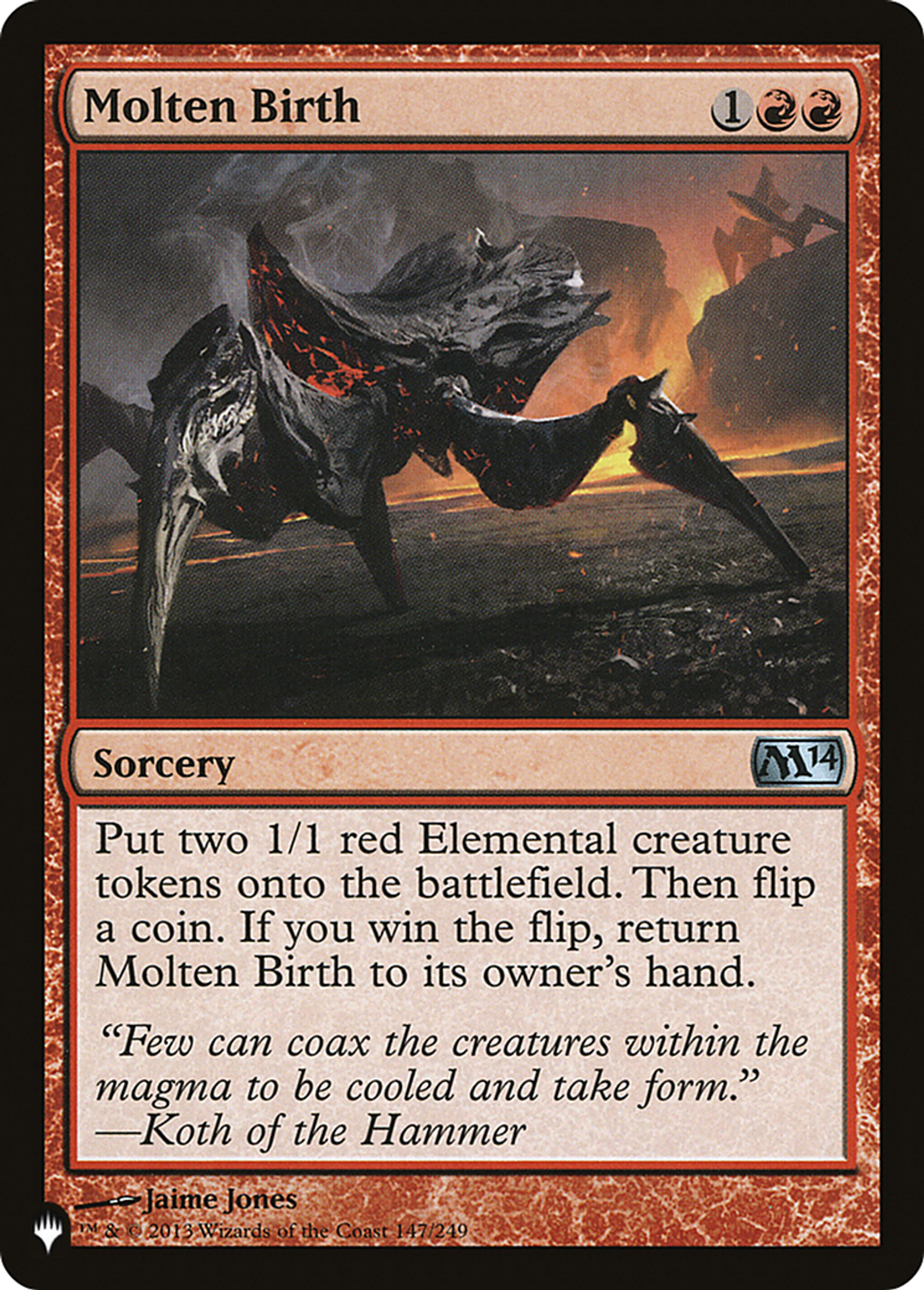 Molten Birth — The List — Magic: The Gathering