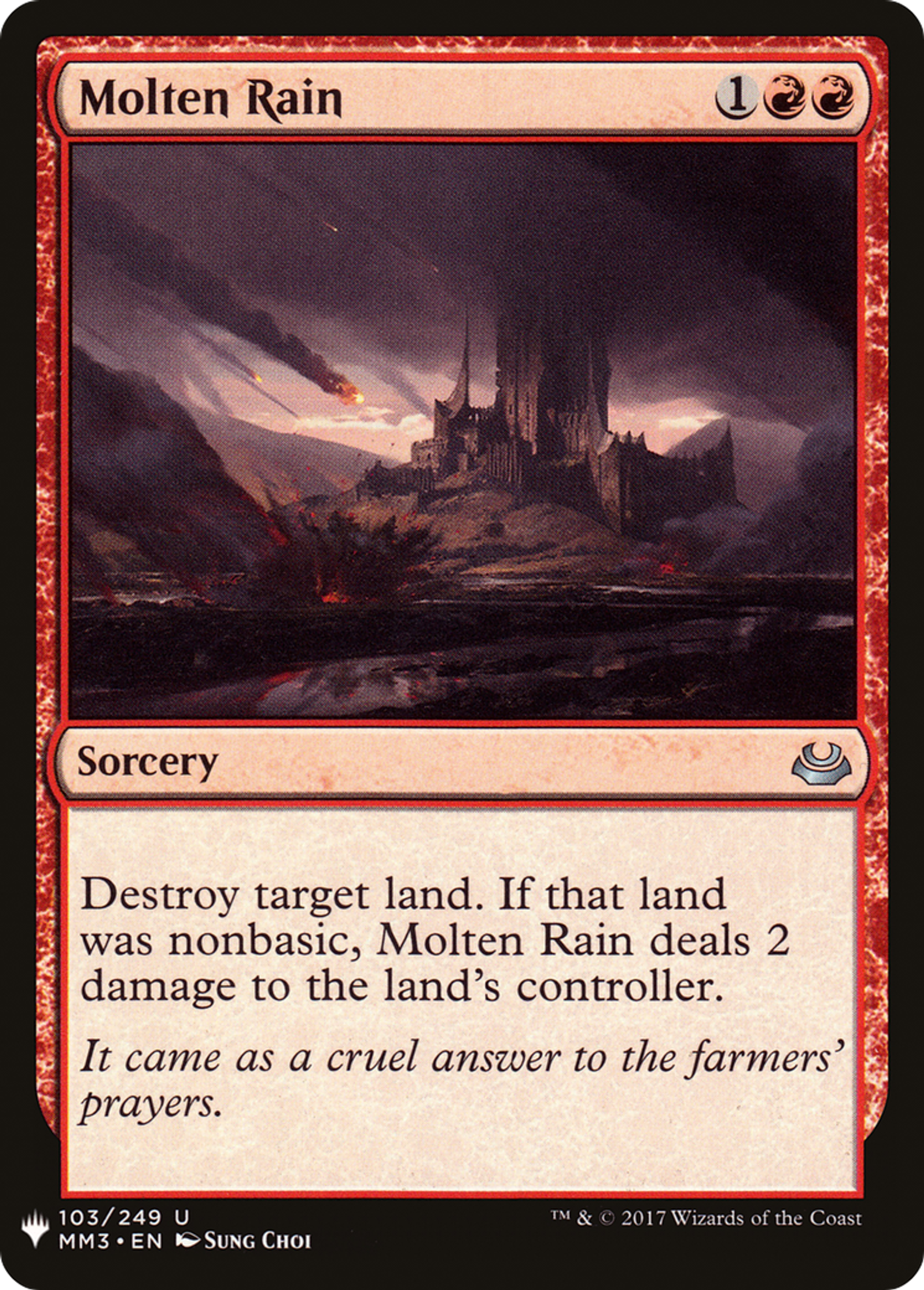 Molten Rain — The List — Magic: The Gathering